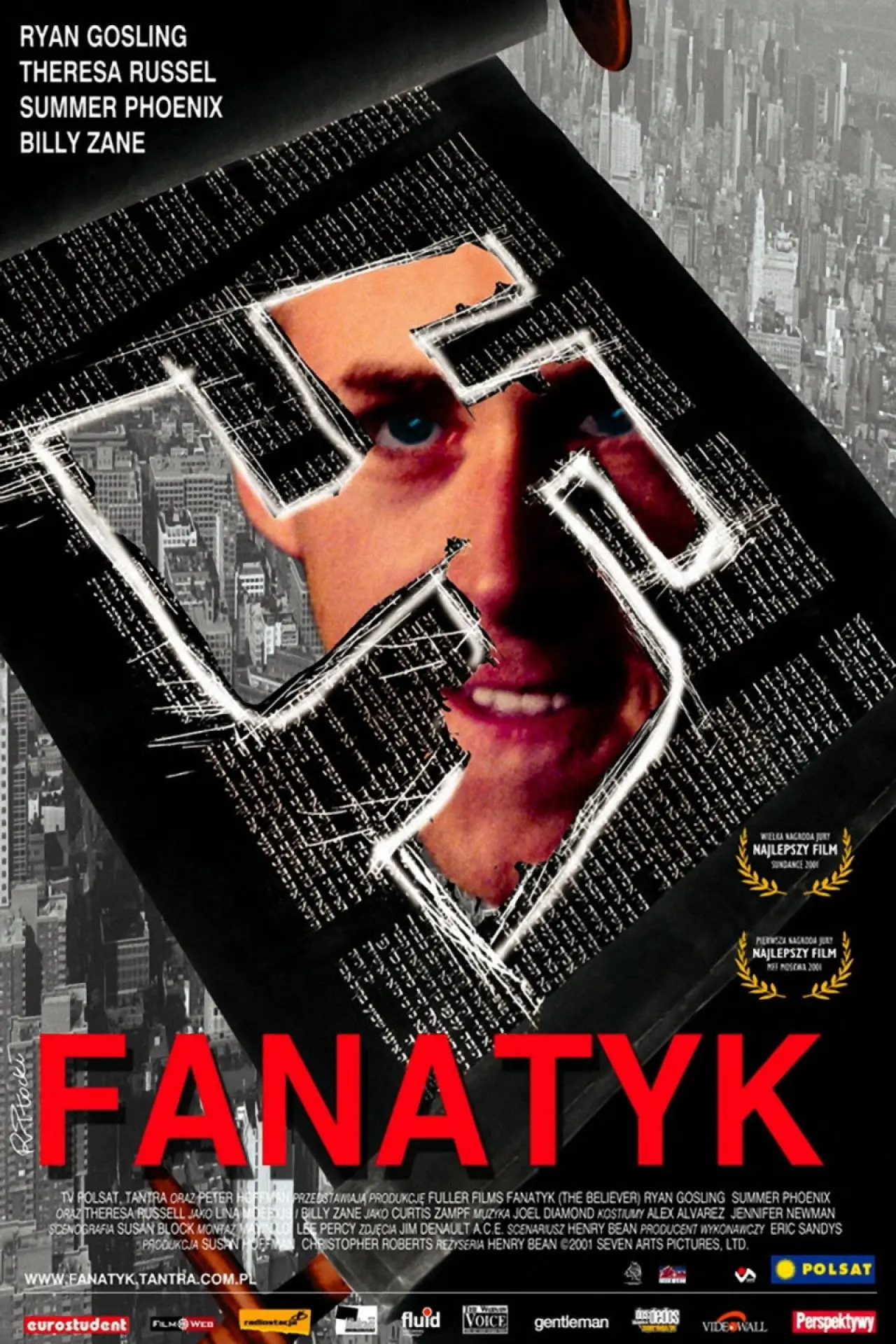Plakat filmowy "Fanatyk"