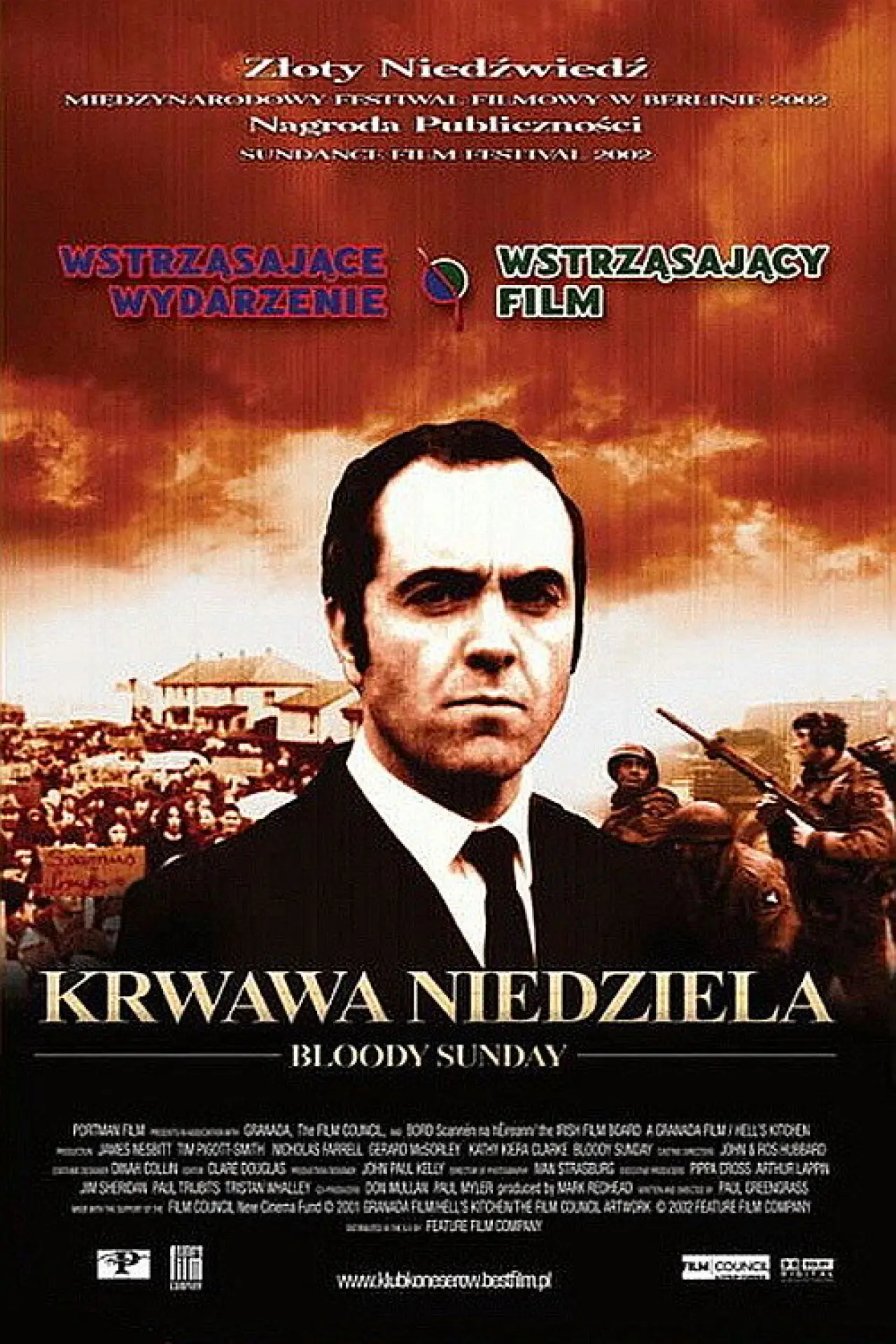 Plakat filmowy "Krwawa niedziela"