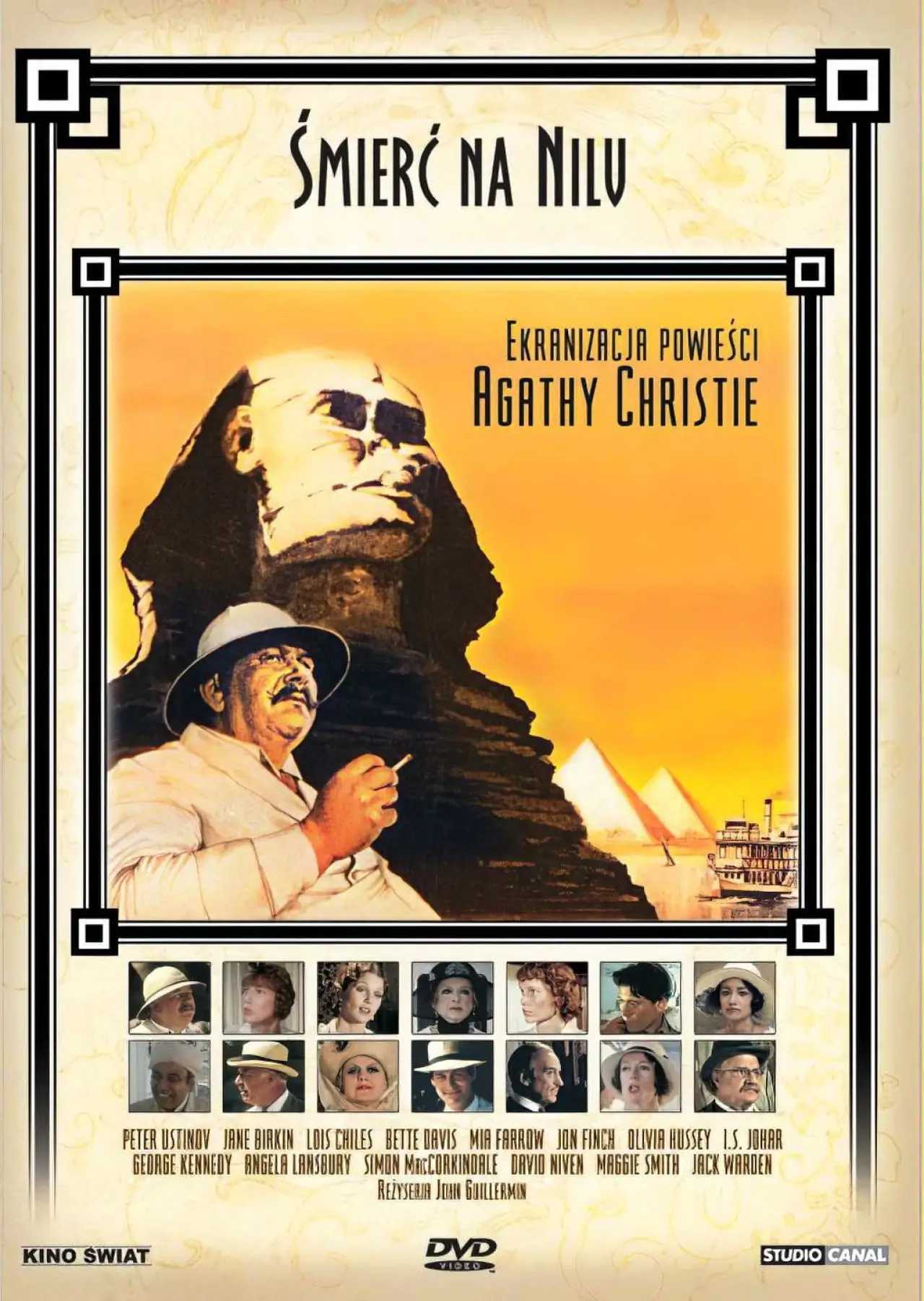 Plakat filmowy "Śmierć na Nilu"