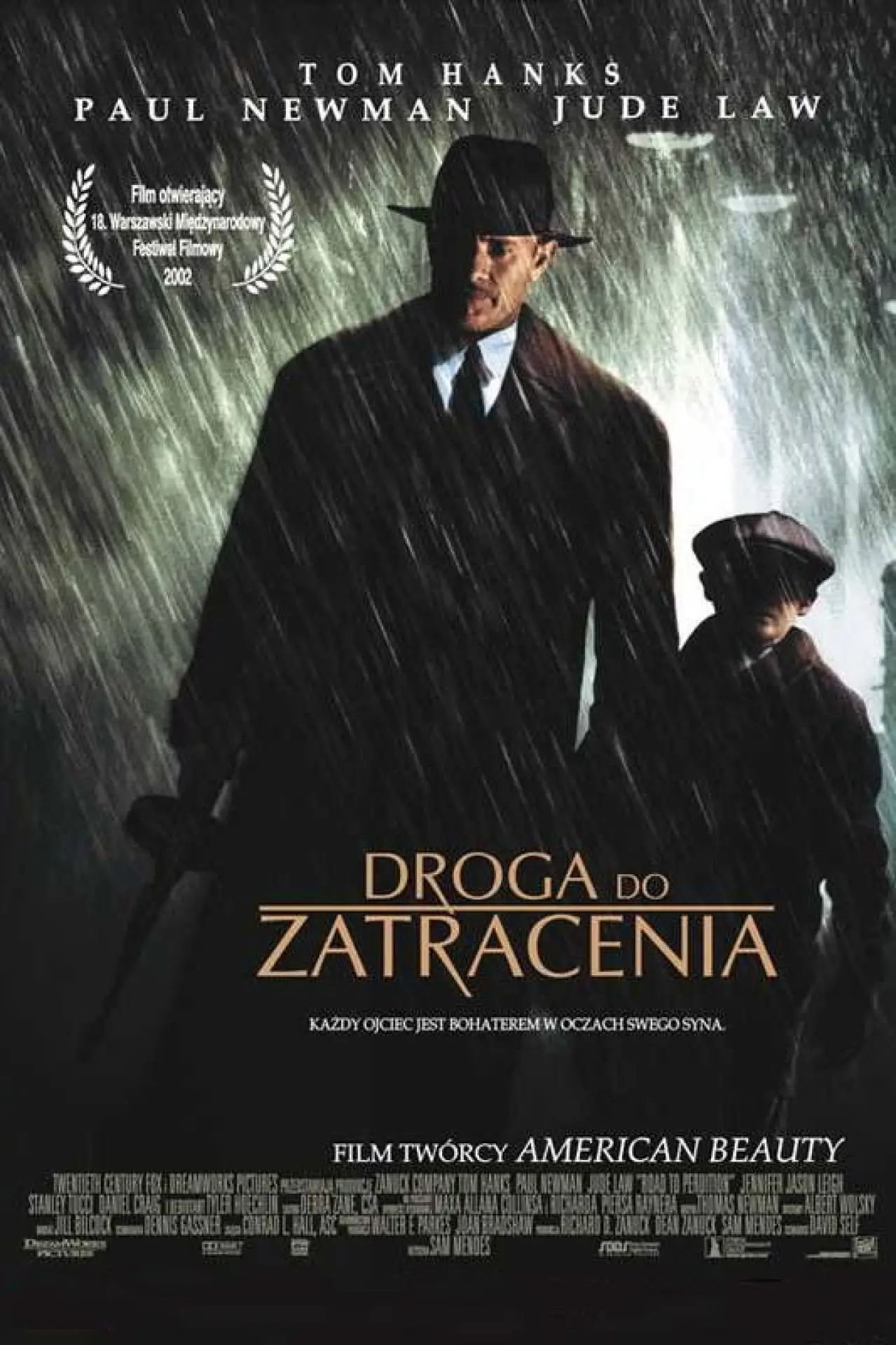 Plakat filmowy "Droga do zatracenia"