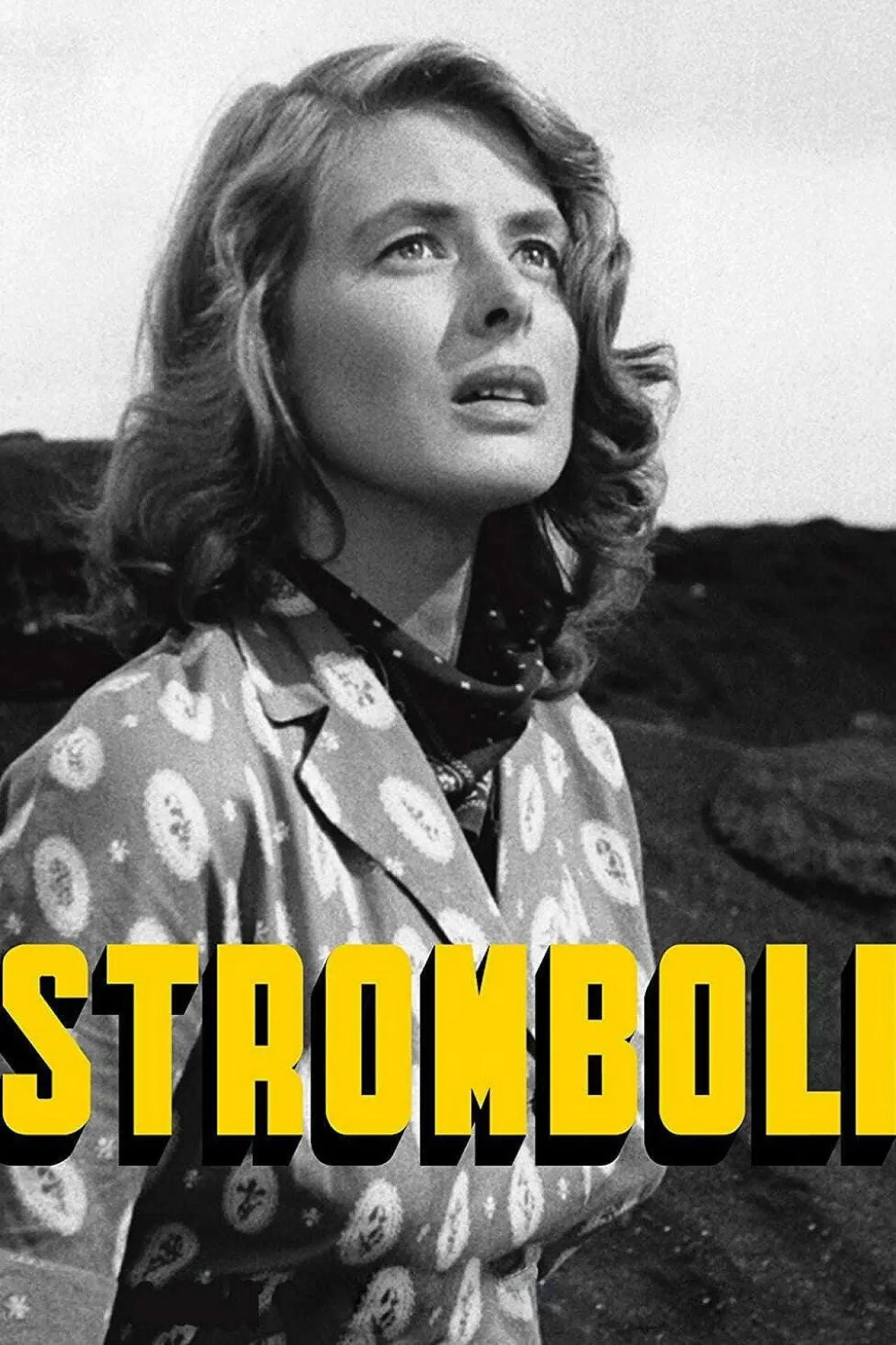 Plakat filmowy "Stromboli, ziemia Boga"