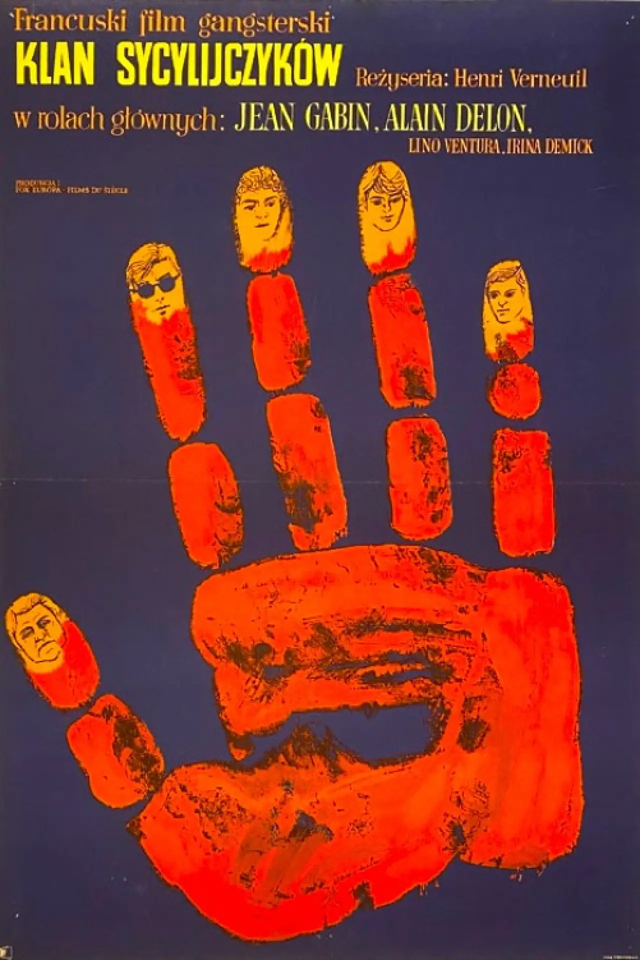 Plakat filmowy "Klan Sycylijczyków"