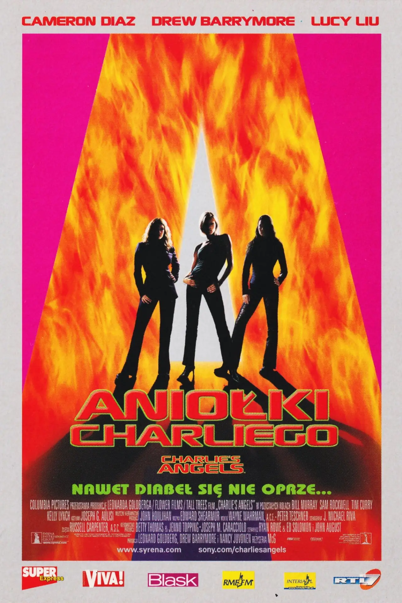 Plakat filmowy "Aniołki Charliego"