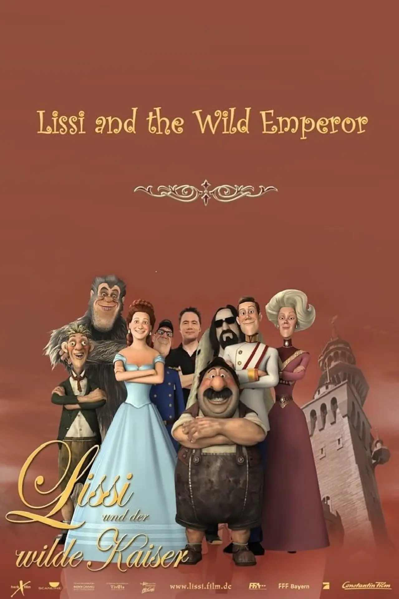 Plakat filmowy "Lissi na lodzie"