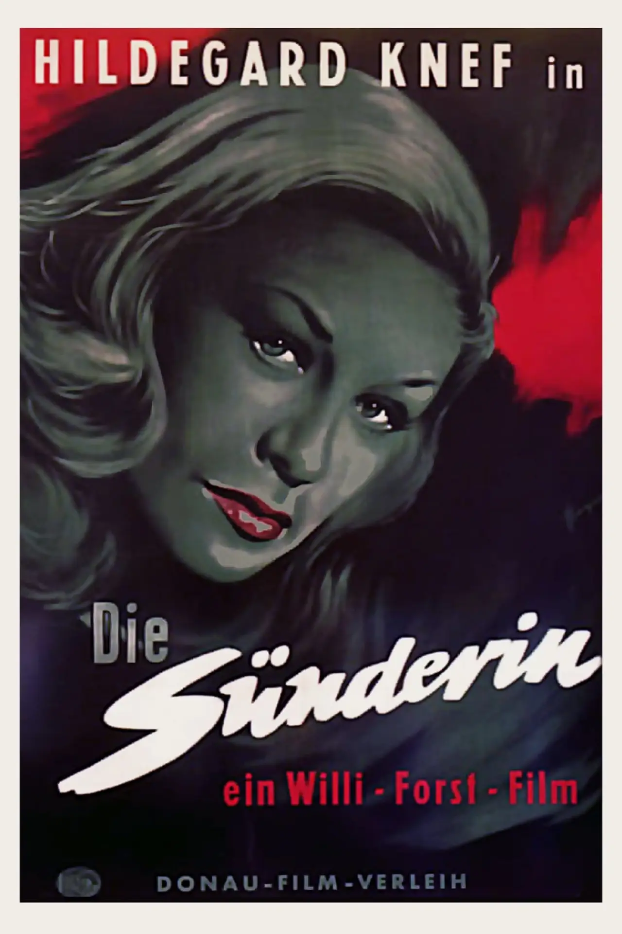 Plakat filmowy "Die Sünderin"