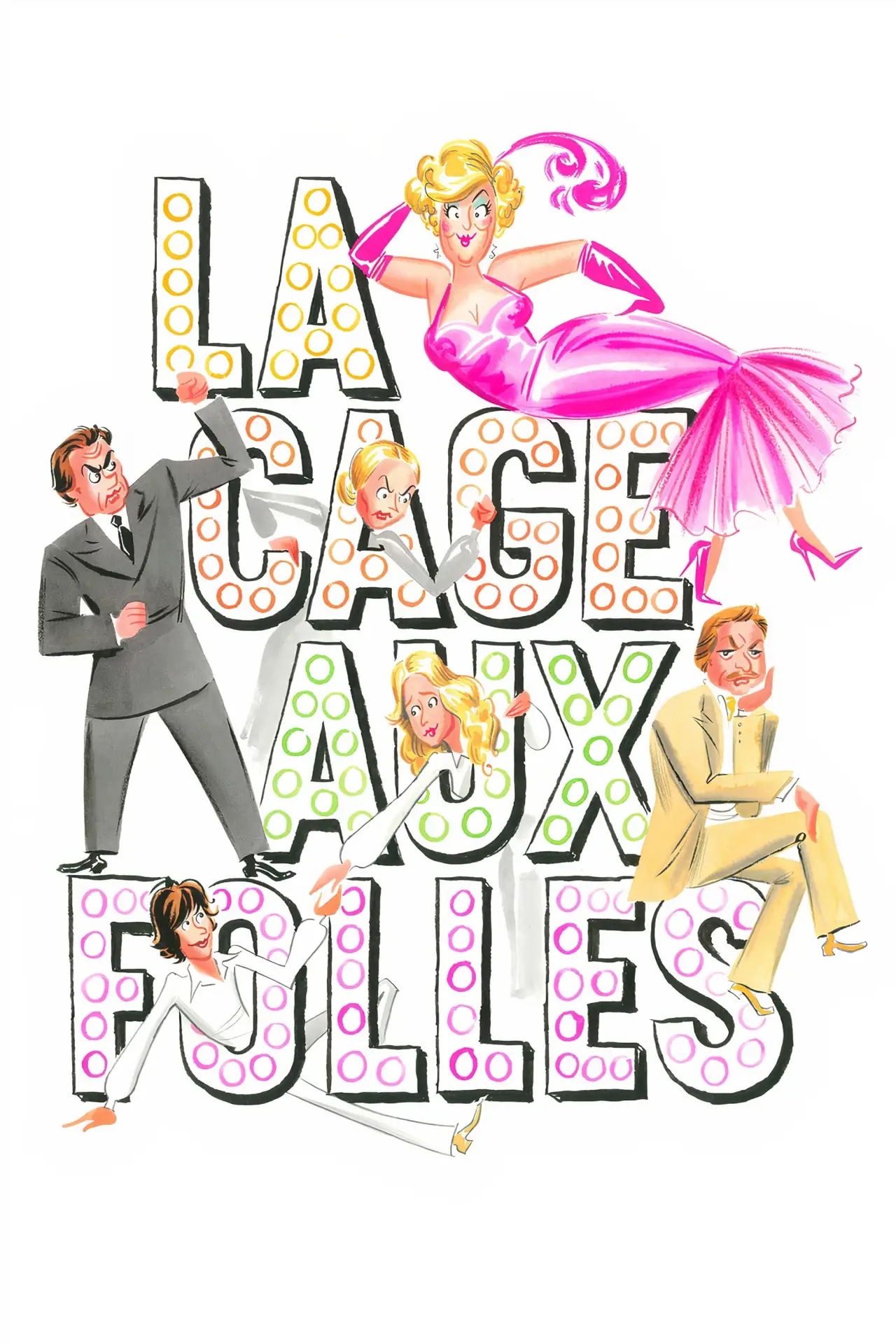 Plakat filmowy "La Cage aux folles"