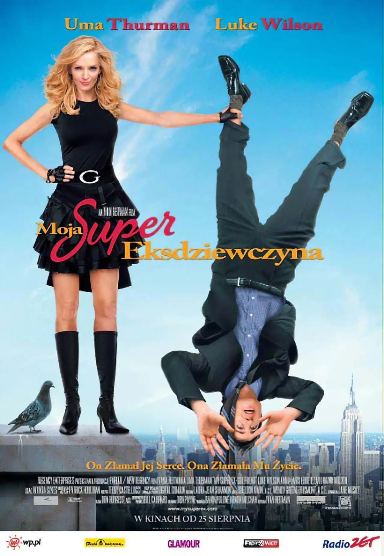 Plakat filmowy "Moja super eksdziewczyna"