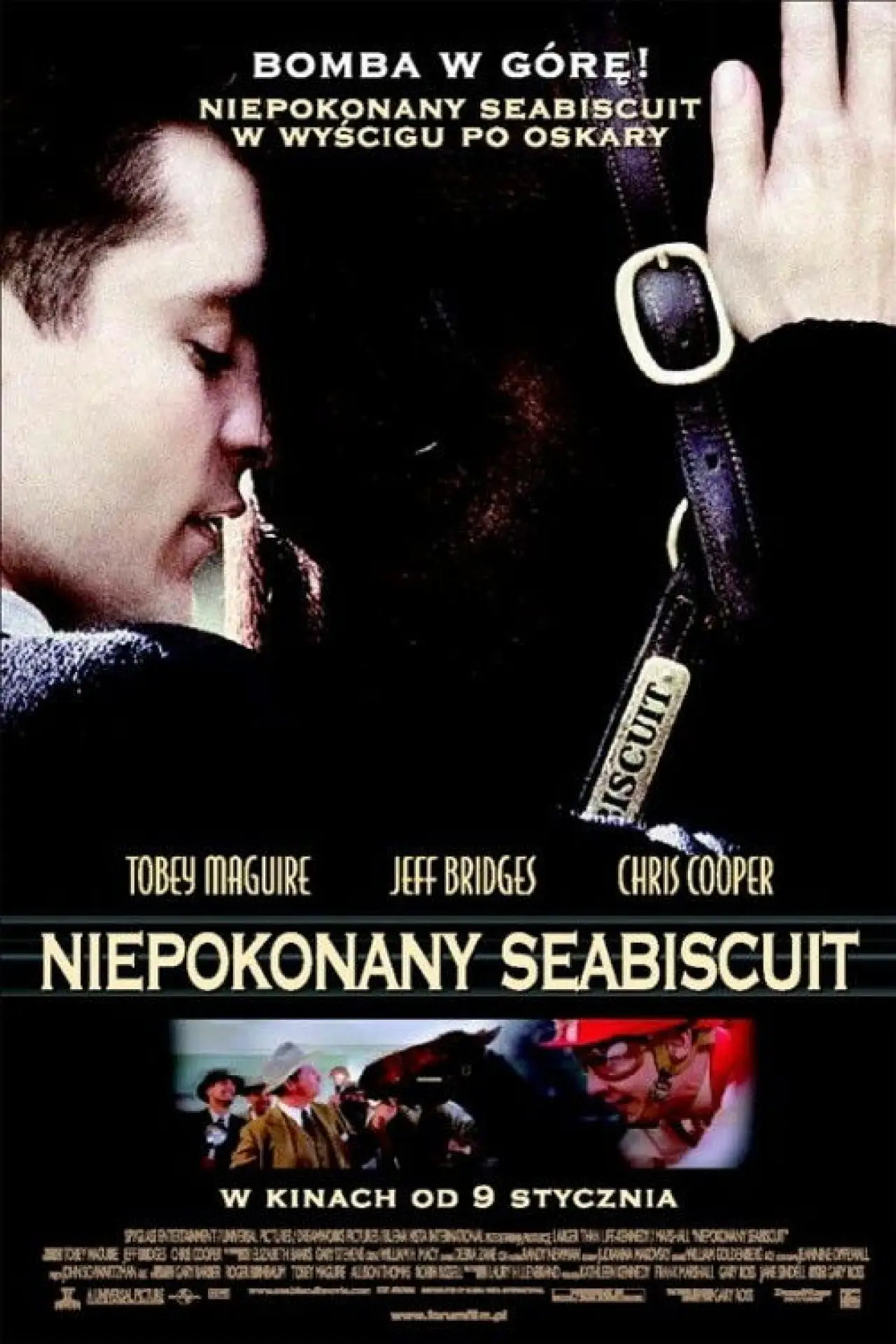 Plakat filmowy "Niepokonany Seabiscuit"