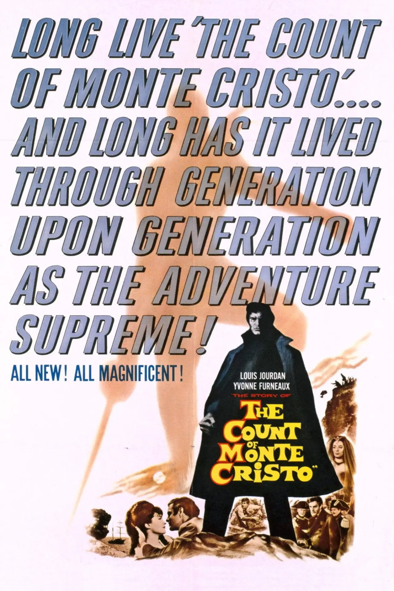 Plakat filmowy "Le Comte de Monte-Cristo"