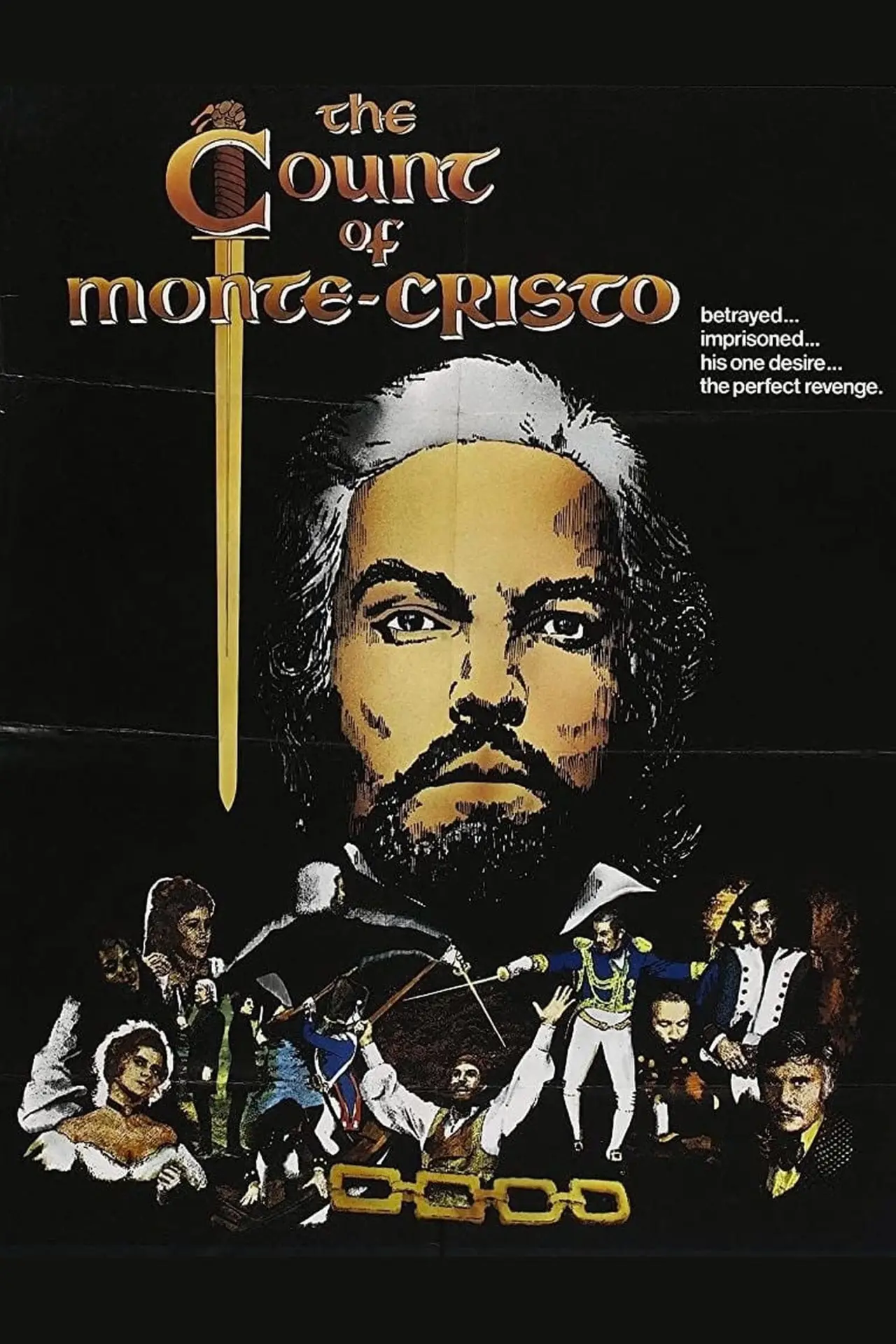Plakat filmowy "Hrabia Monte Christo"