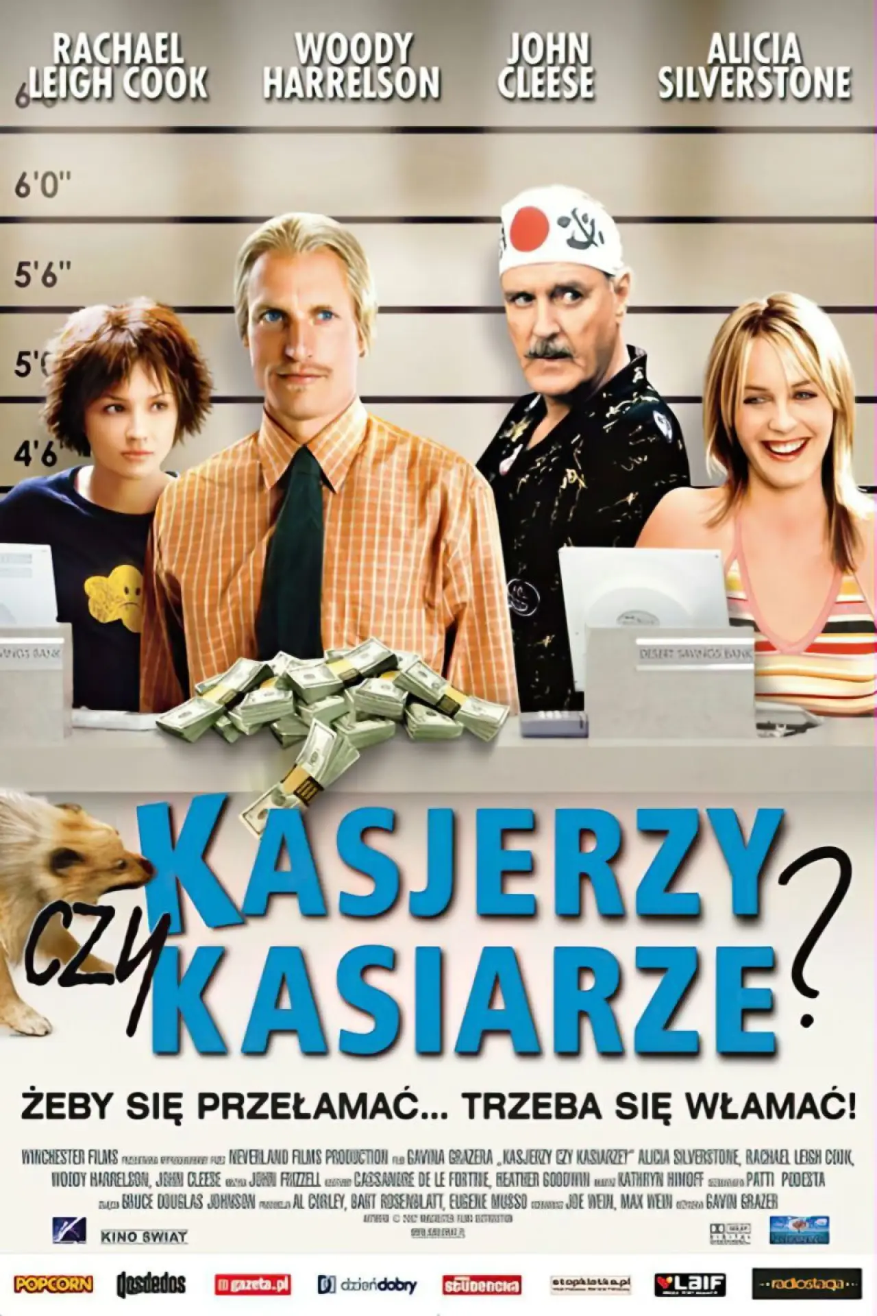 Plakat filmowy "Kasjerzy czy kasiarze?("