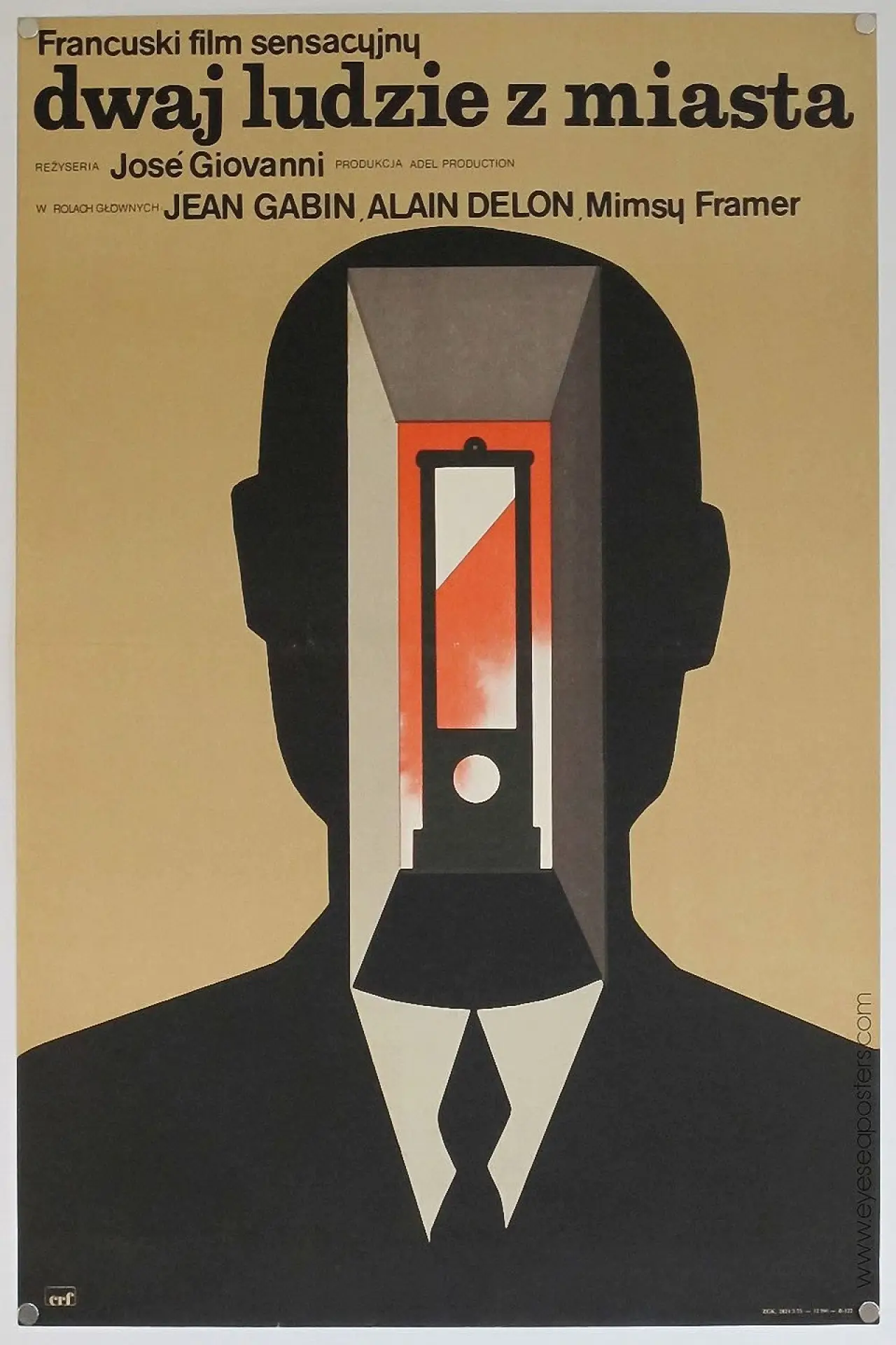 Plakat filmowy "Dwaj ludzie z miasta"