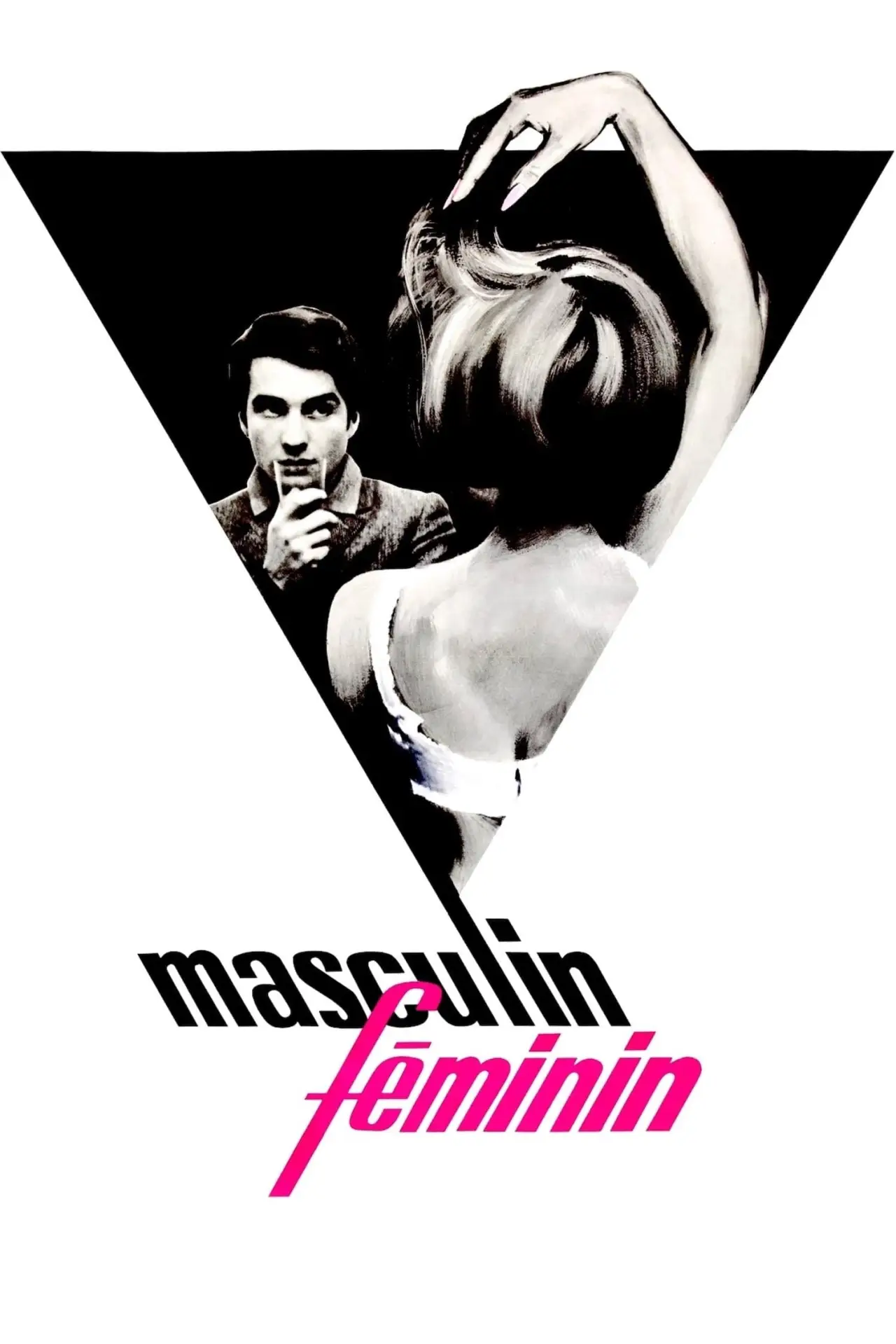 Plakat filmowy "Męski - żeński: 15 scen z życia"