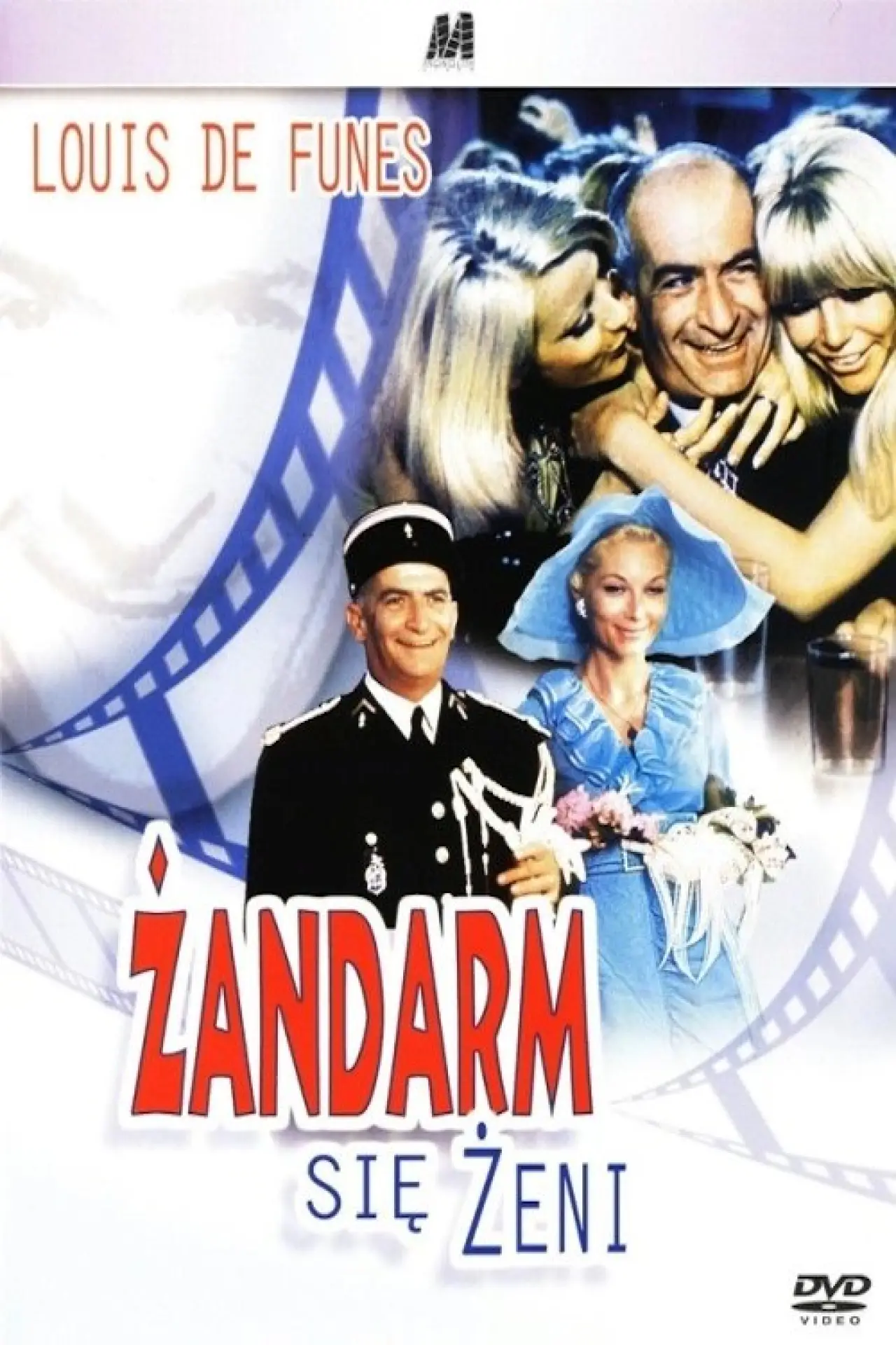 Plakat filmowy "Żandarm się Żeni"