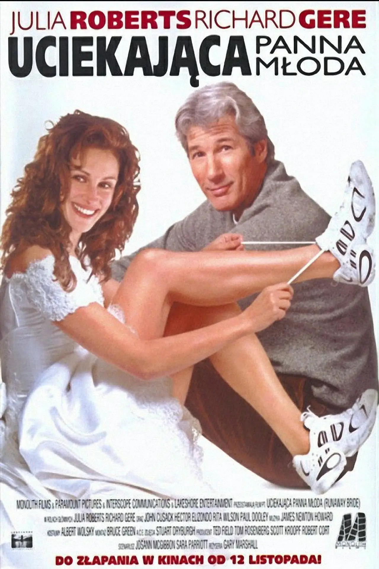 Plakat filmowy "Uciekająca Panna Młoda"