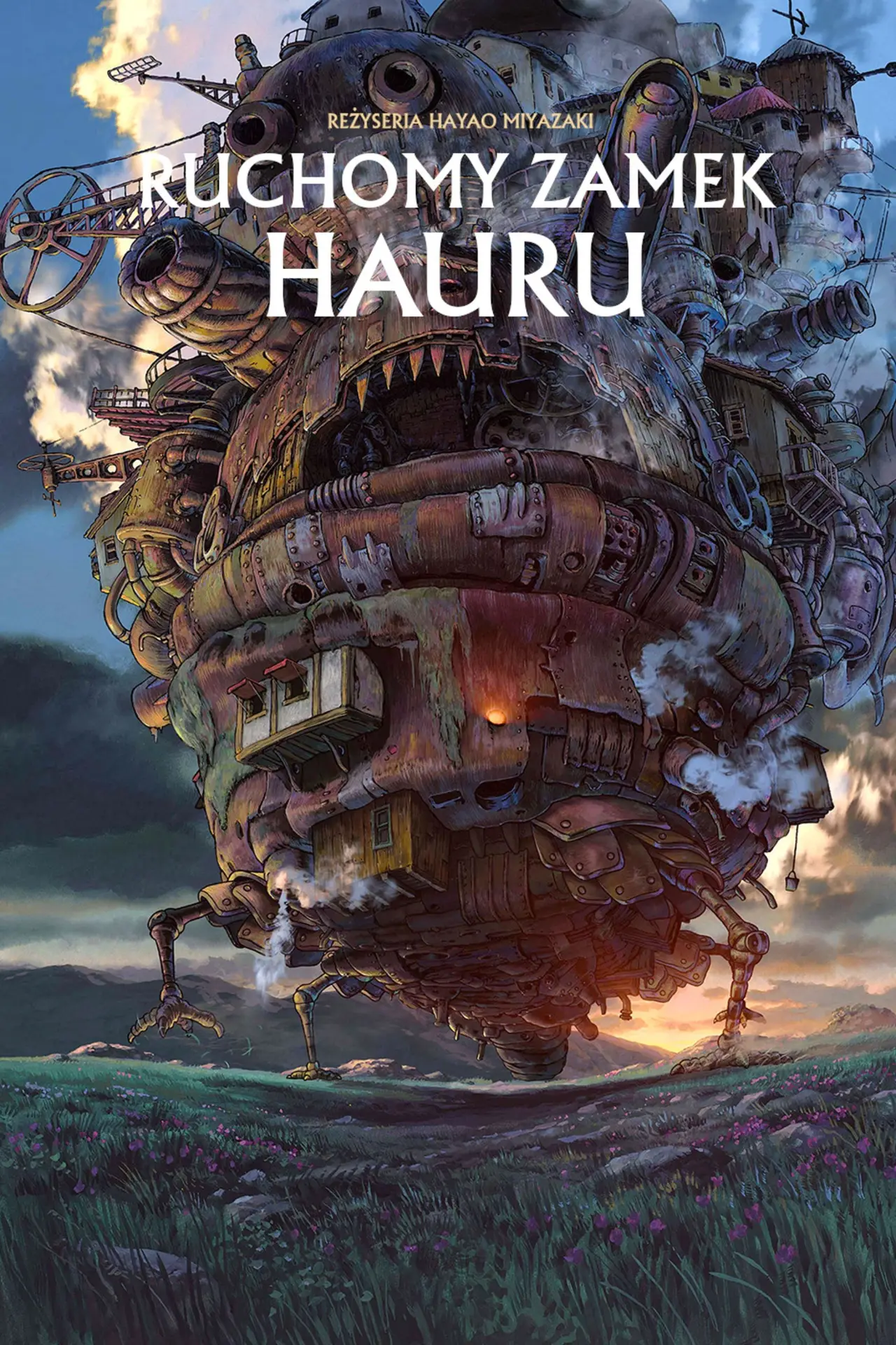 Plakat filmowy "Ruchomy zamek Hauru"
