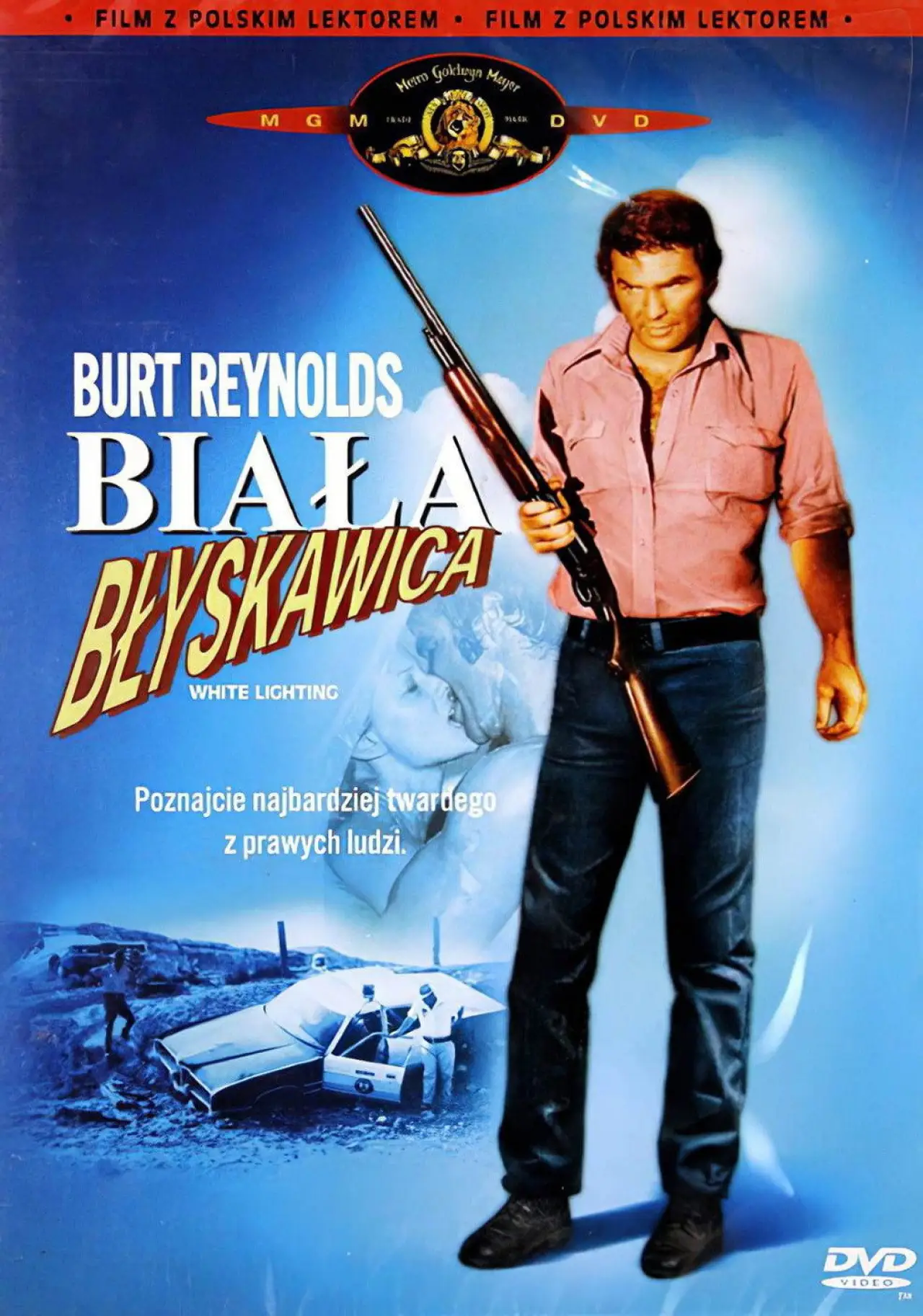 Plakat filmowy "Biała błyskawica"