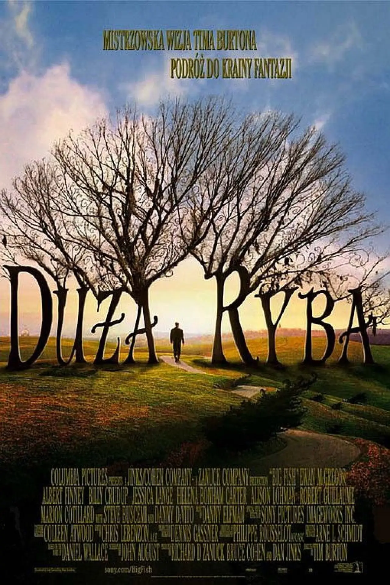 Plakat filmowy "Duża ryba"