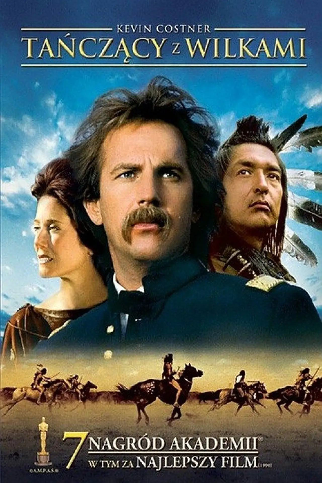 Plakat filmowy "Tańczący z wilkami"