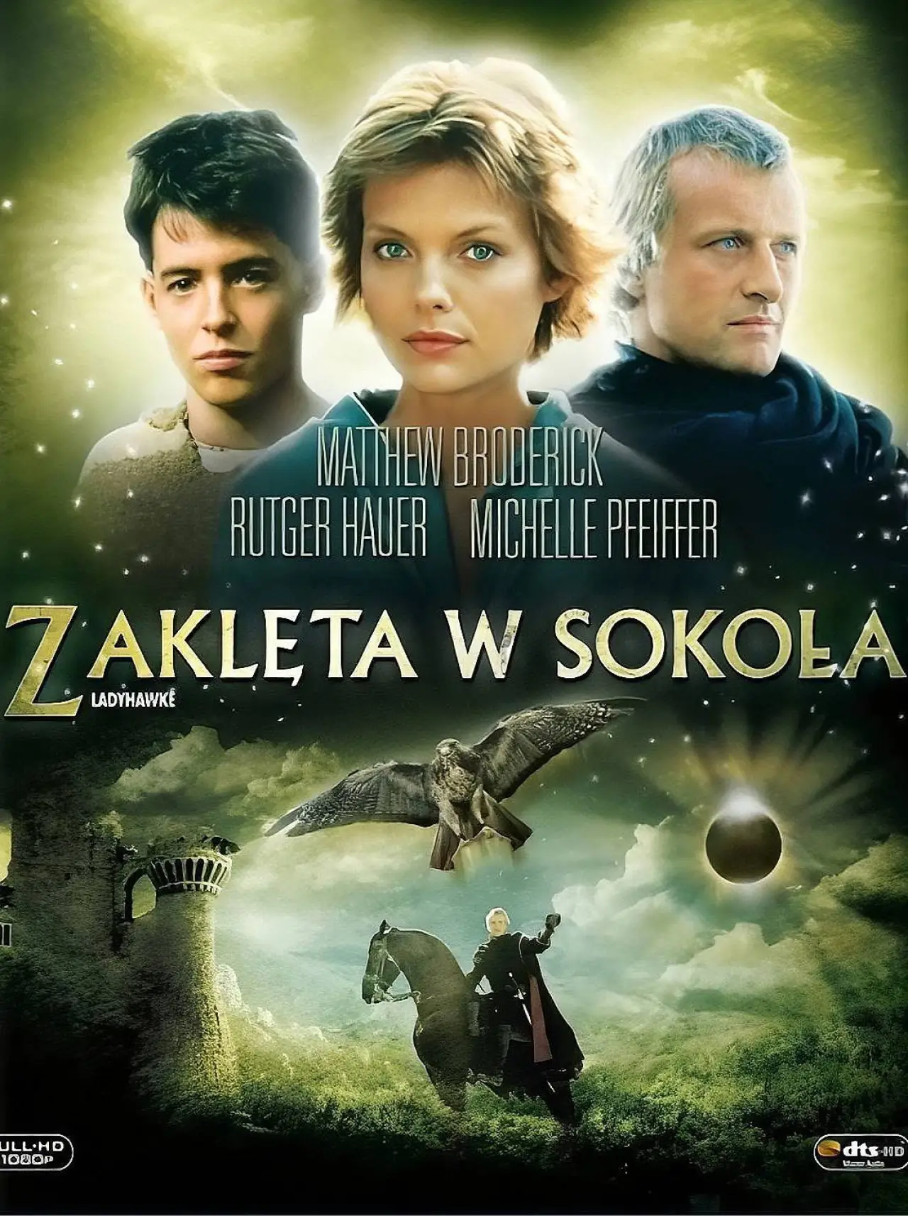 Plakat filmowy "Zaklęta w sokoła"