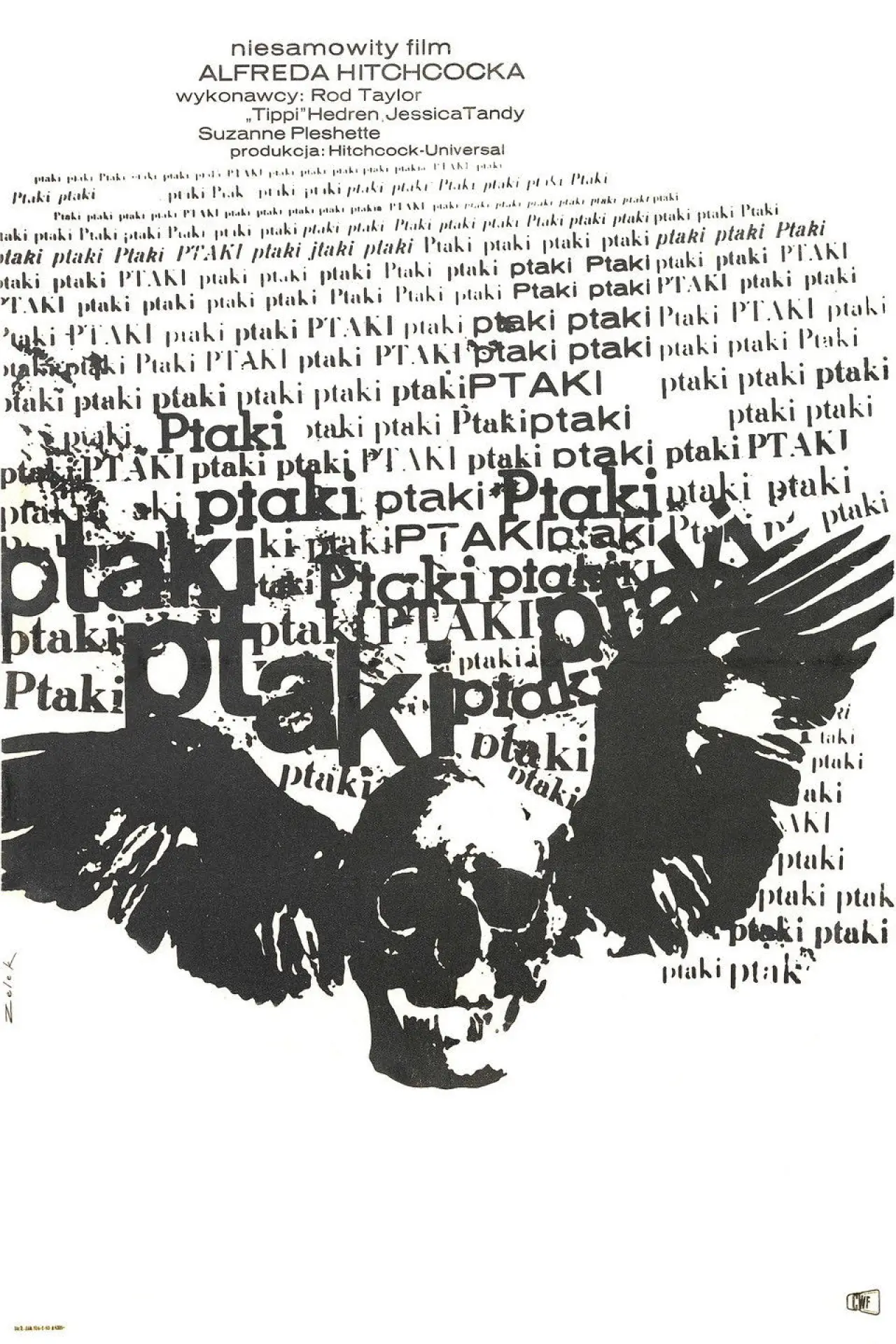 Plakat filmowy "Ptaki"