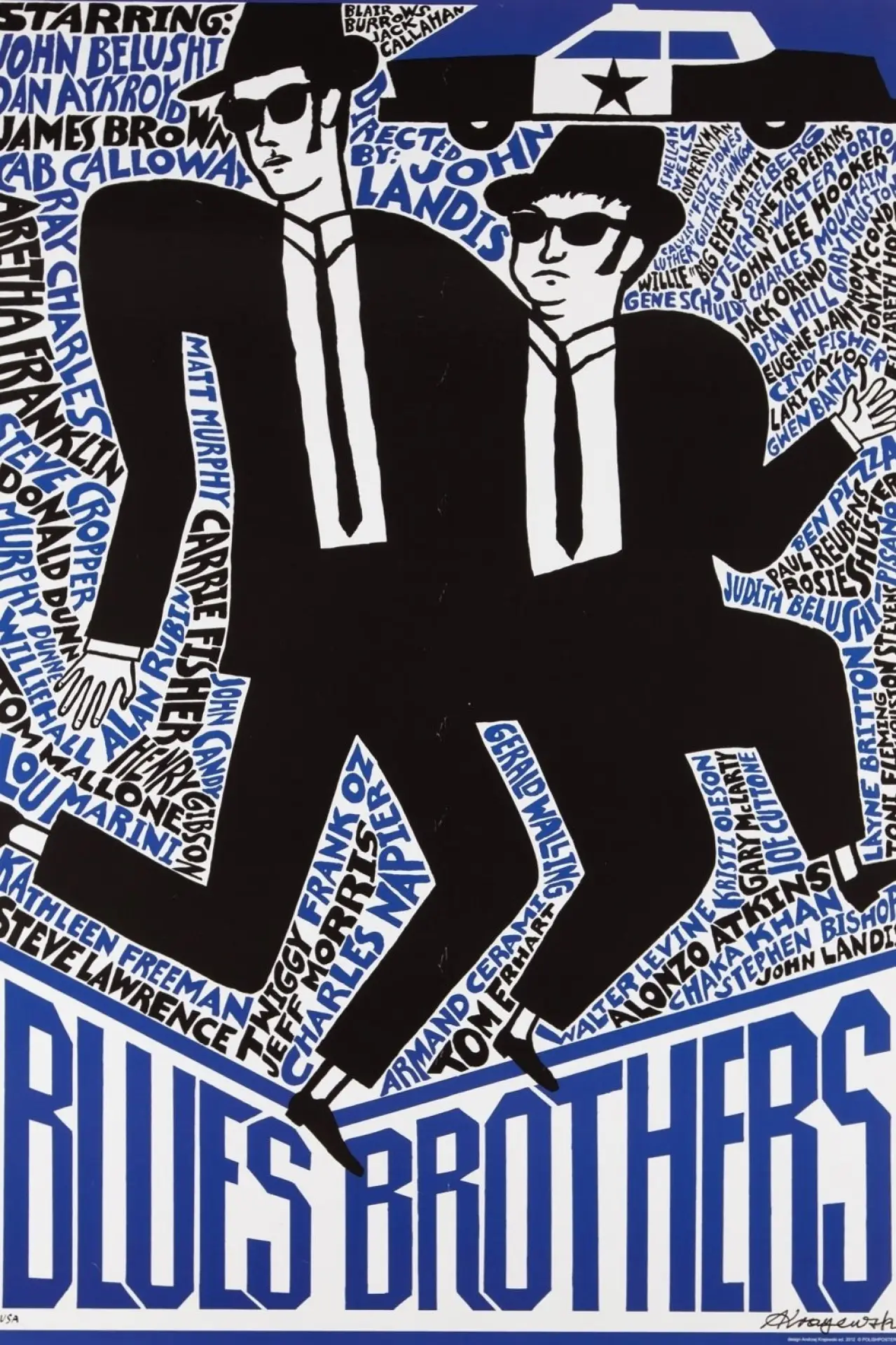 Plakat filmowy "Blues Brothers"