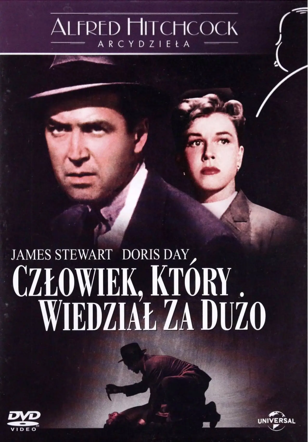 Plakat filmowy "Człowiek, który wiedział za dużo"