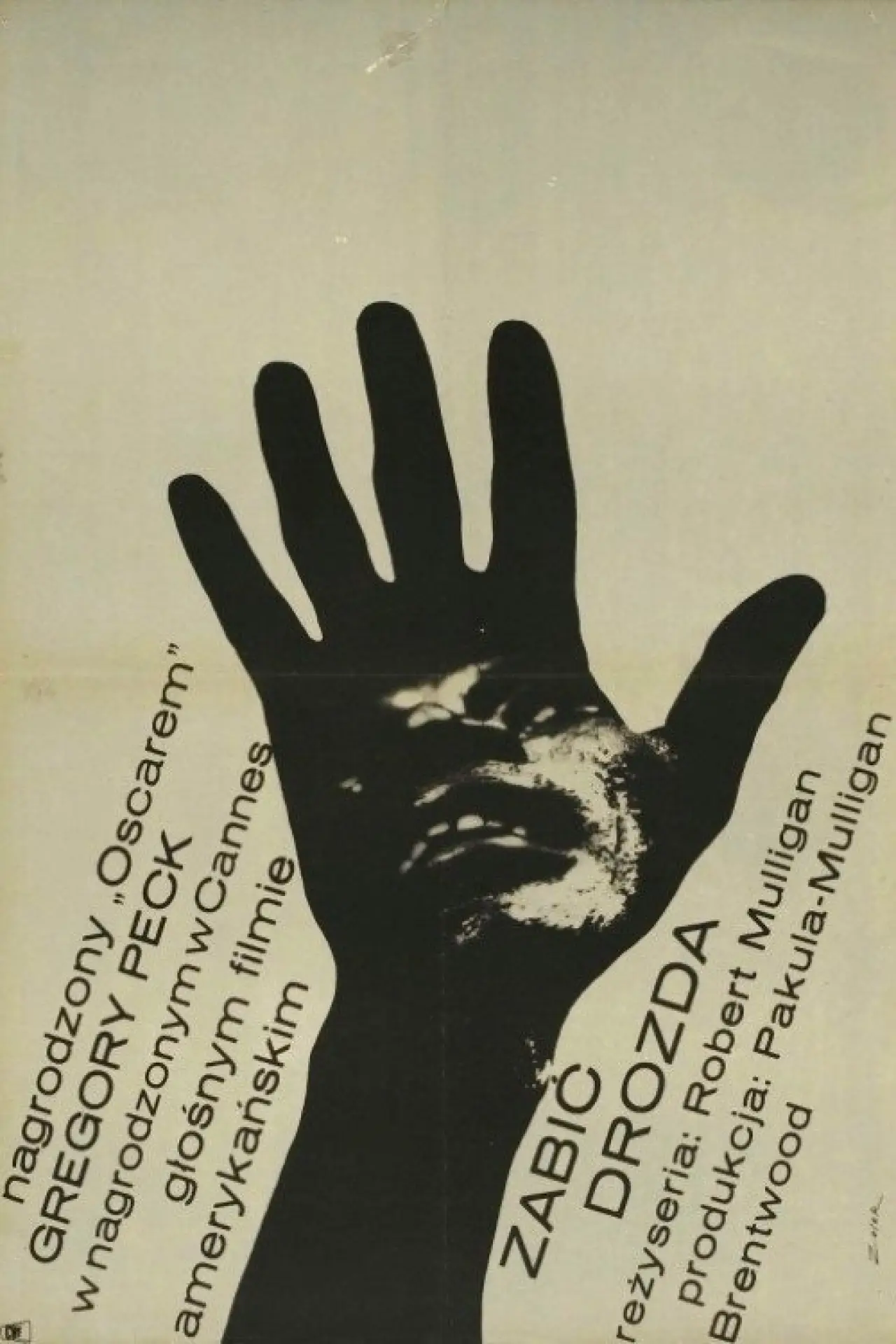 Plakat filmowy "Zabić Drozda"