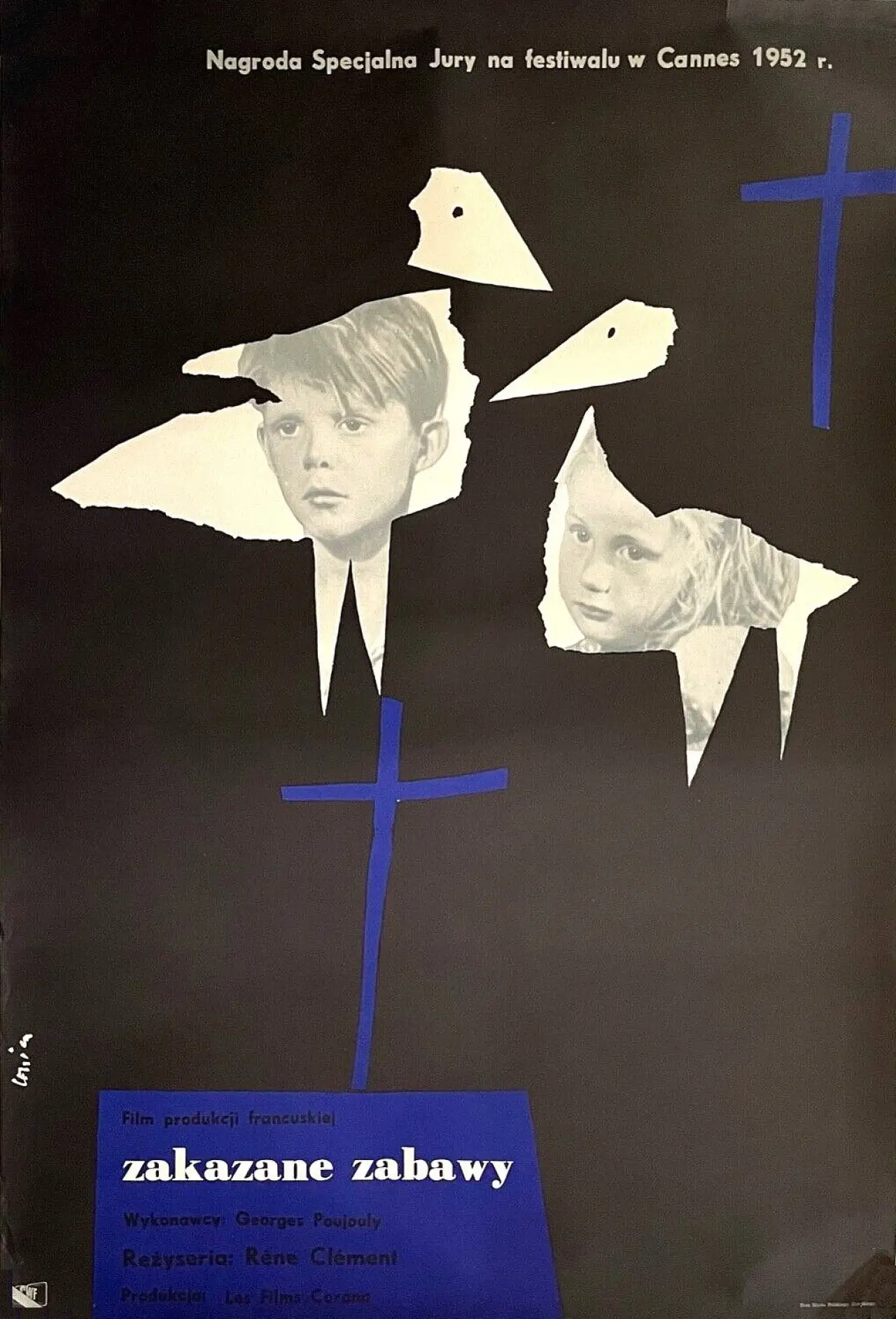 Plakat filmowy "Zakazane zabawy"