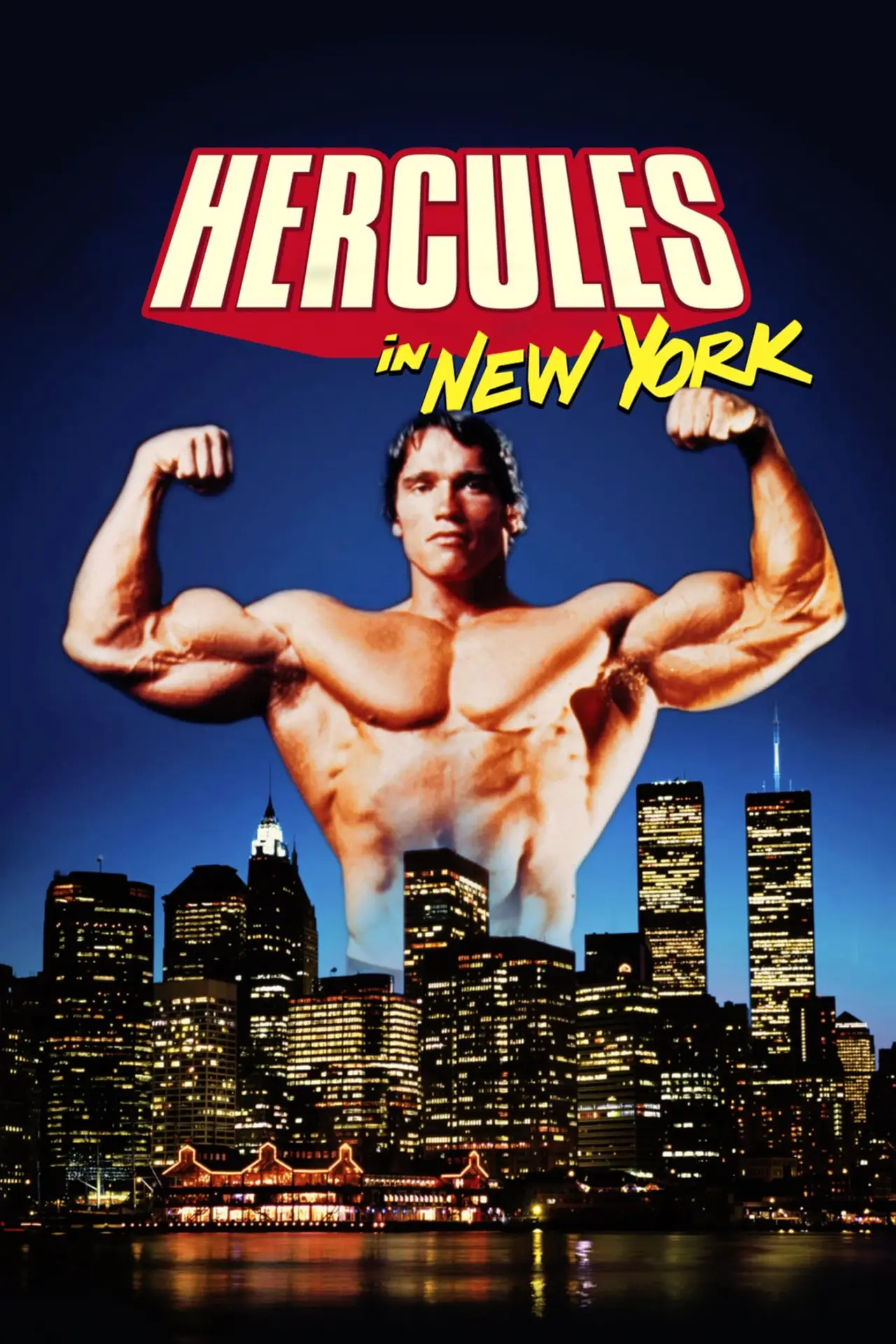 Plakat filmowy "Herkules w Nowym Jorku"