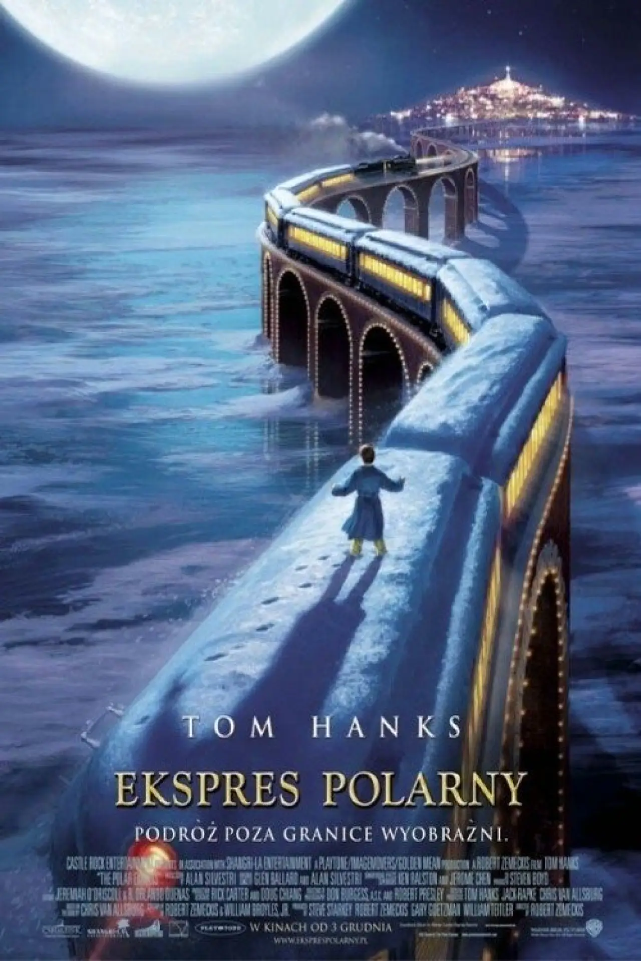Plakat filmowy "Ekspres Polarny"