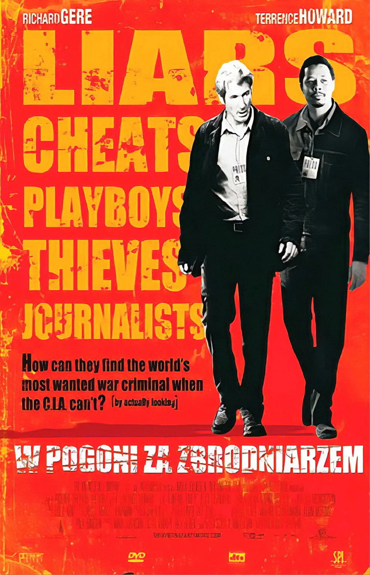 Plakat filmowy "W pogoni za zbrodniarzem"