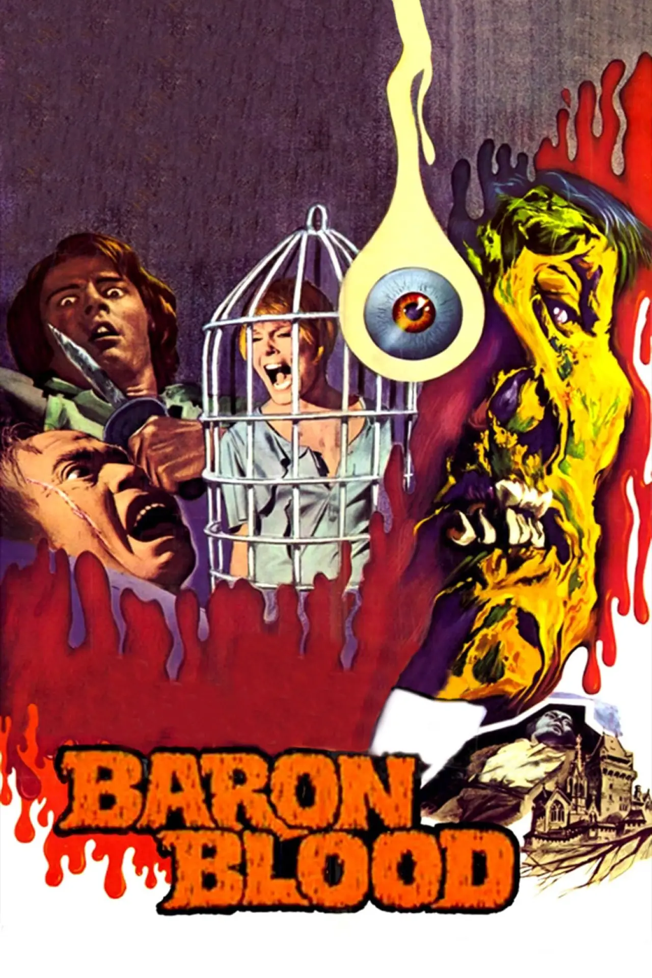 Plakat filmowy "Gli orrori del castello di Norimberga"