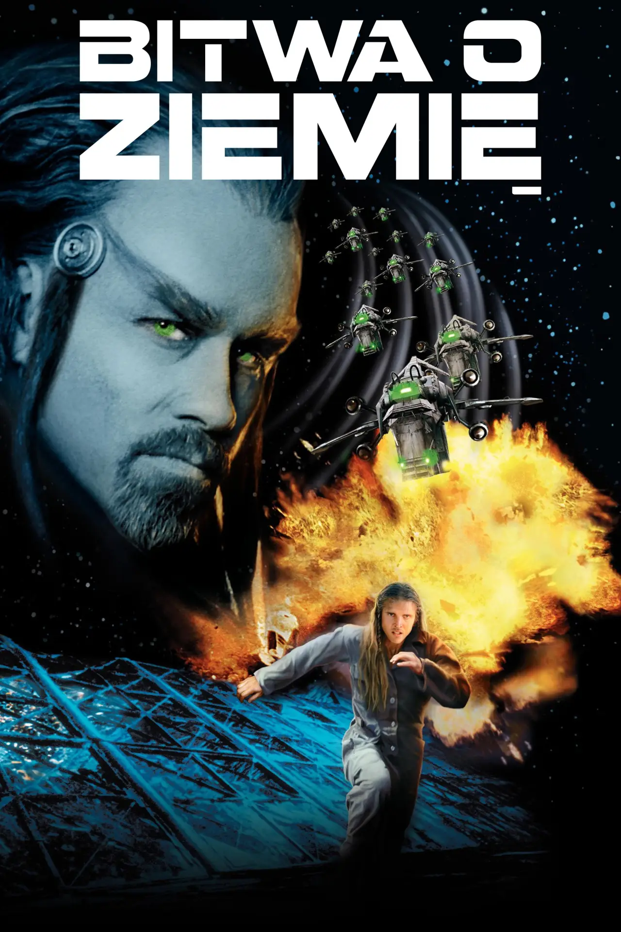 Plakat filmowy "Bitwa o Ziemię"