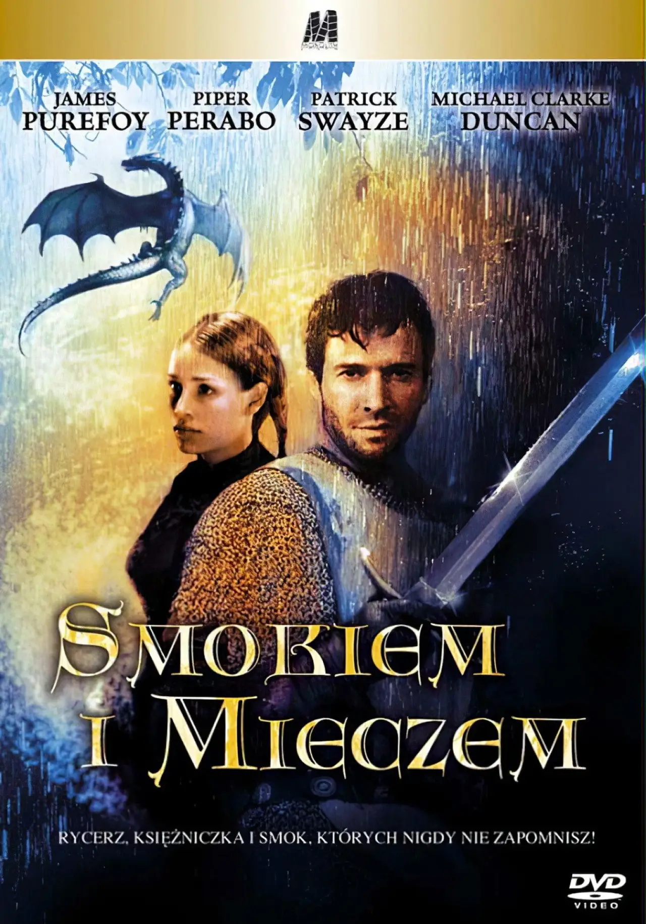 Plakat filmowy "Smokiem i mieczem"
