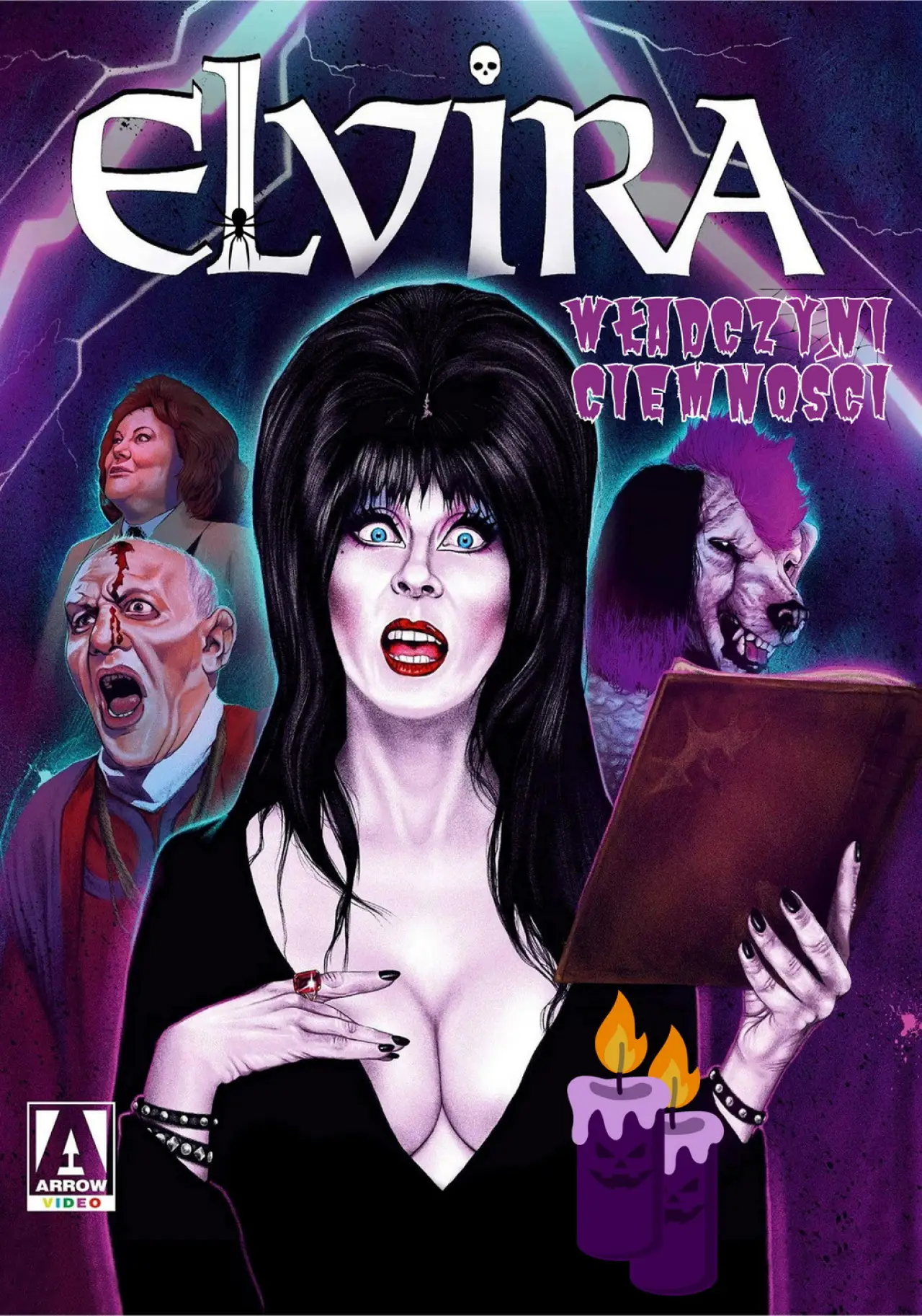 Plakat filmowy "Elvira, władczyni ciemności"