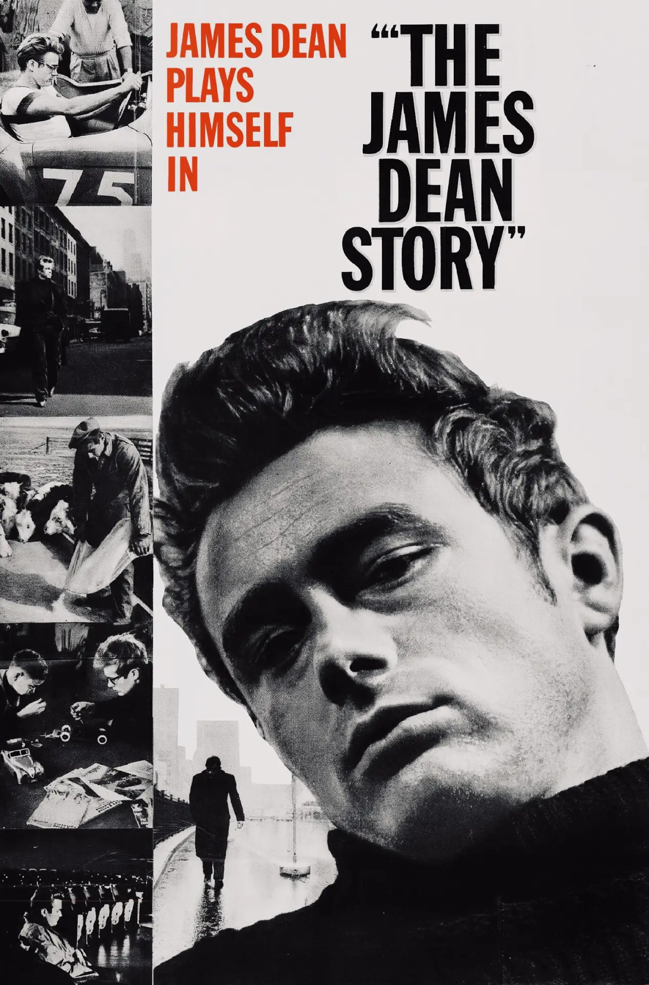 Plakat filmowy "The James Dean Story"