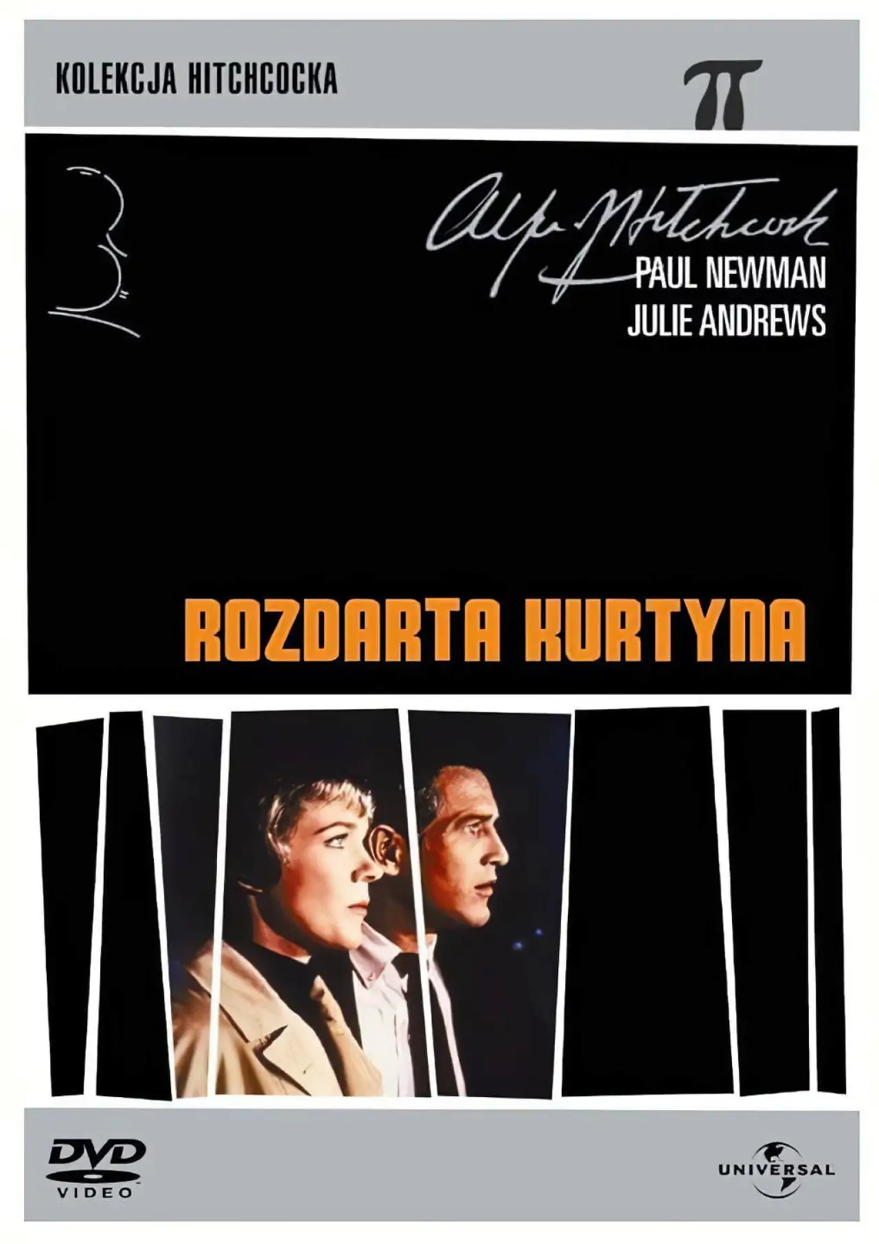 Plakat filmowy "Rozdarta kurtyna"