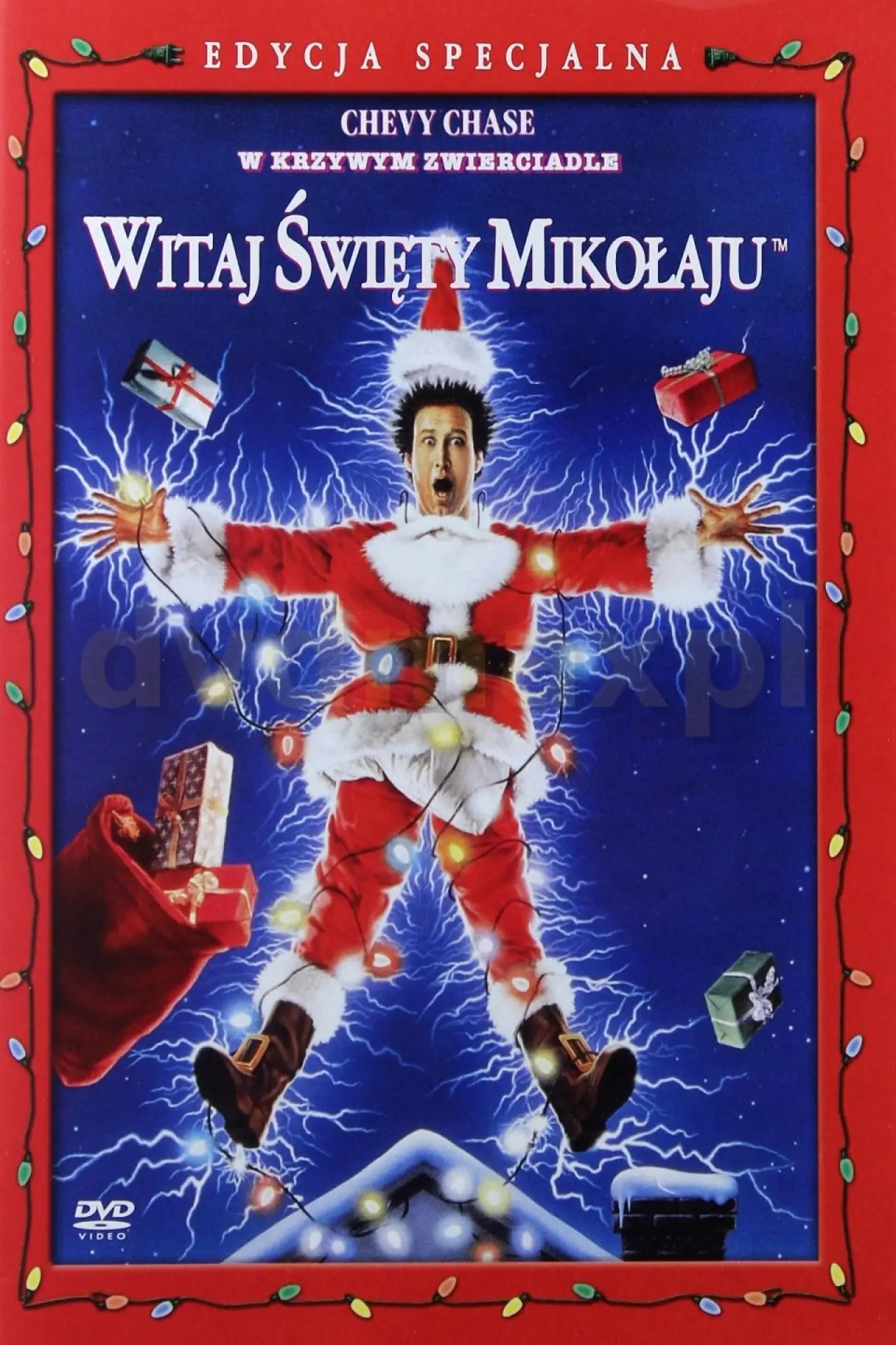 Plakat filmowy "W krzywym zwierciadle: Witaj, Święty Mikołaju"