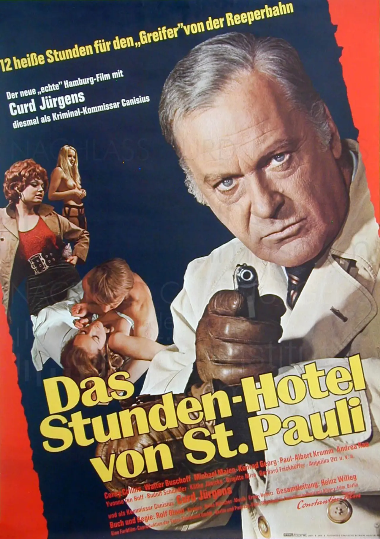 Plakat filmowy "Das Stunden-Hotel von St. Pauli"
