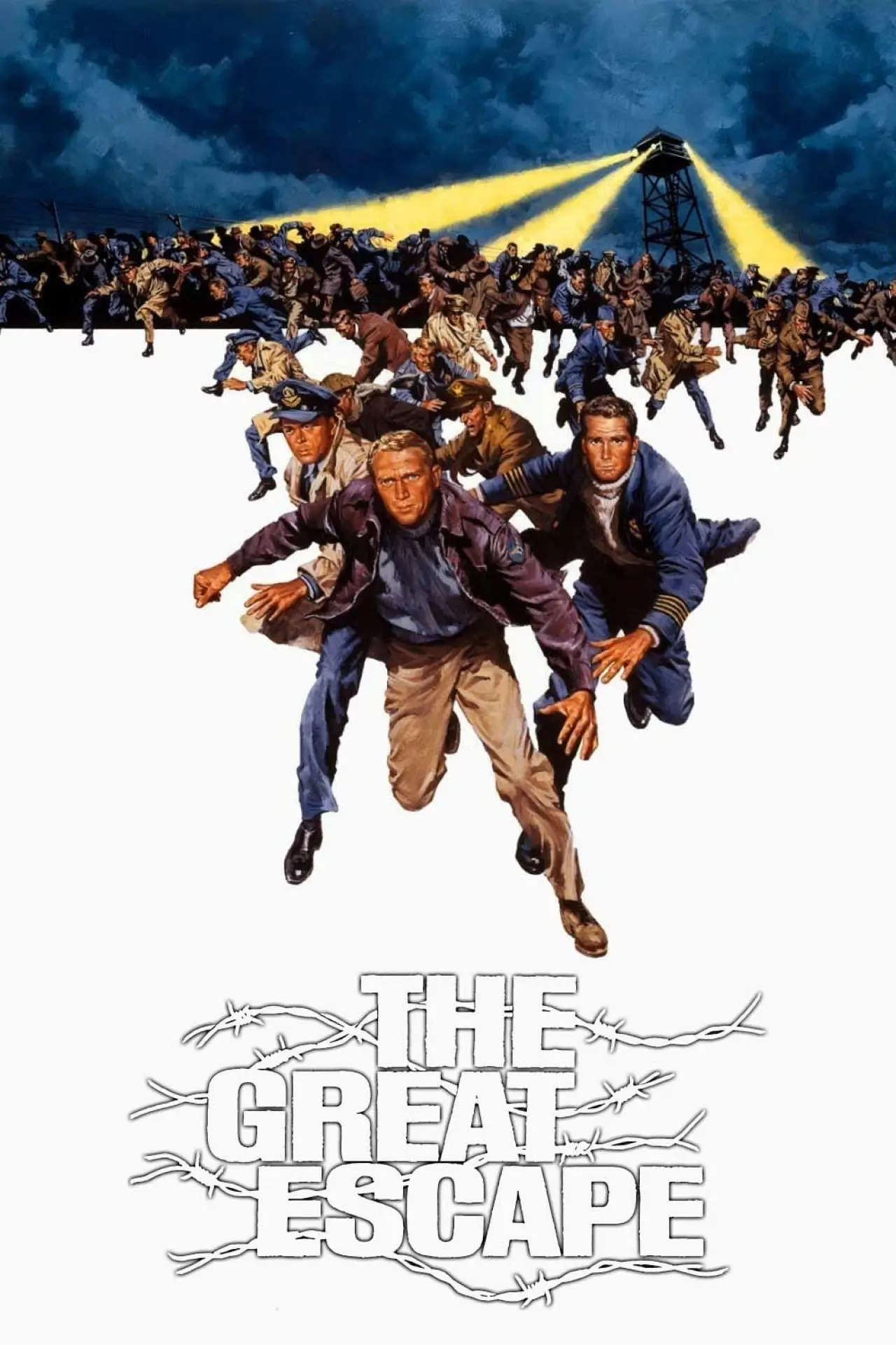 Plakat filmowy "Wielka Ucieczka"