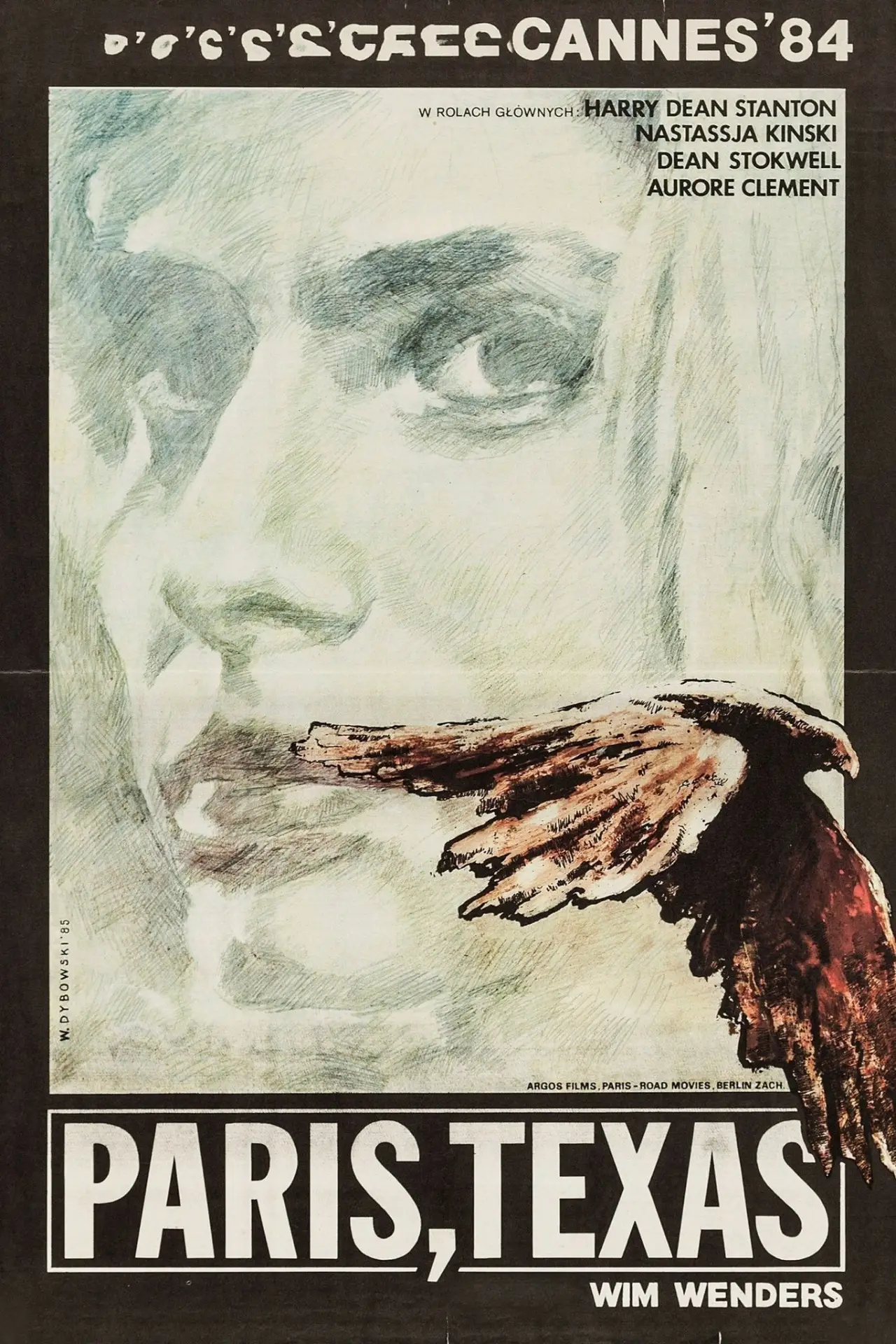 Plakat filmowy "Paryż, Teksas"