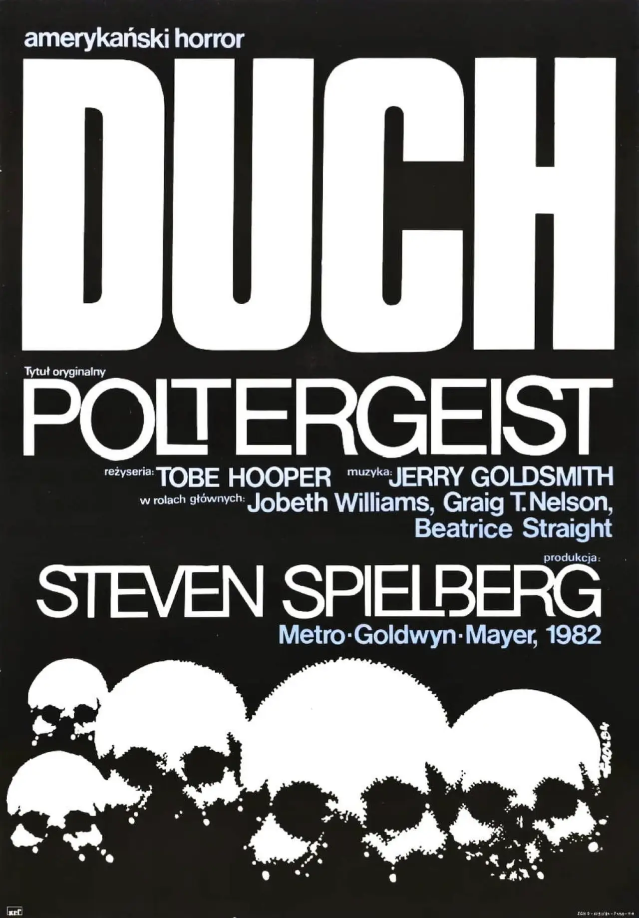 Plakat filmowy "Duch"