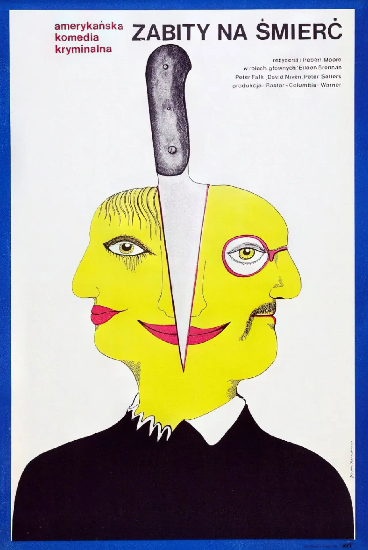 Plakat filmowy "Zabity na śmierć"