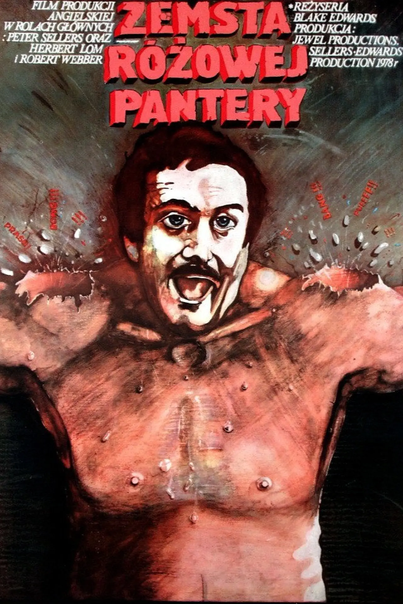 Plakat filmowy "Zemsta Różowej Pantery"