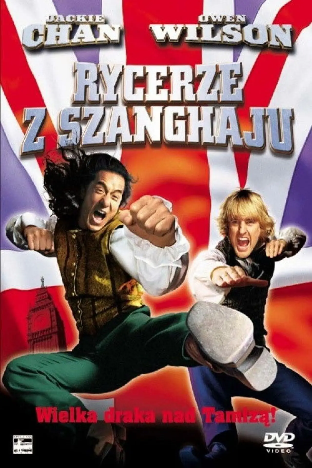 Plakat filmowy "Rycerze z Szanghaju"