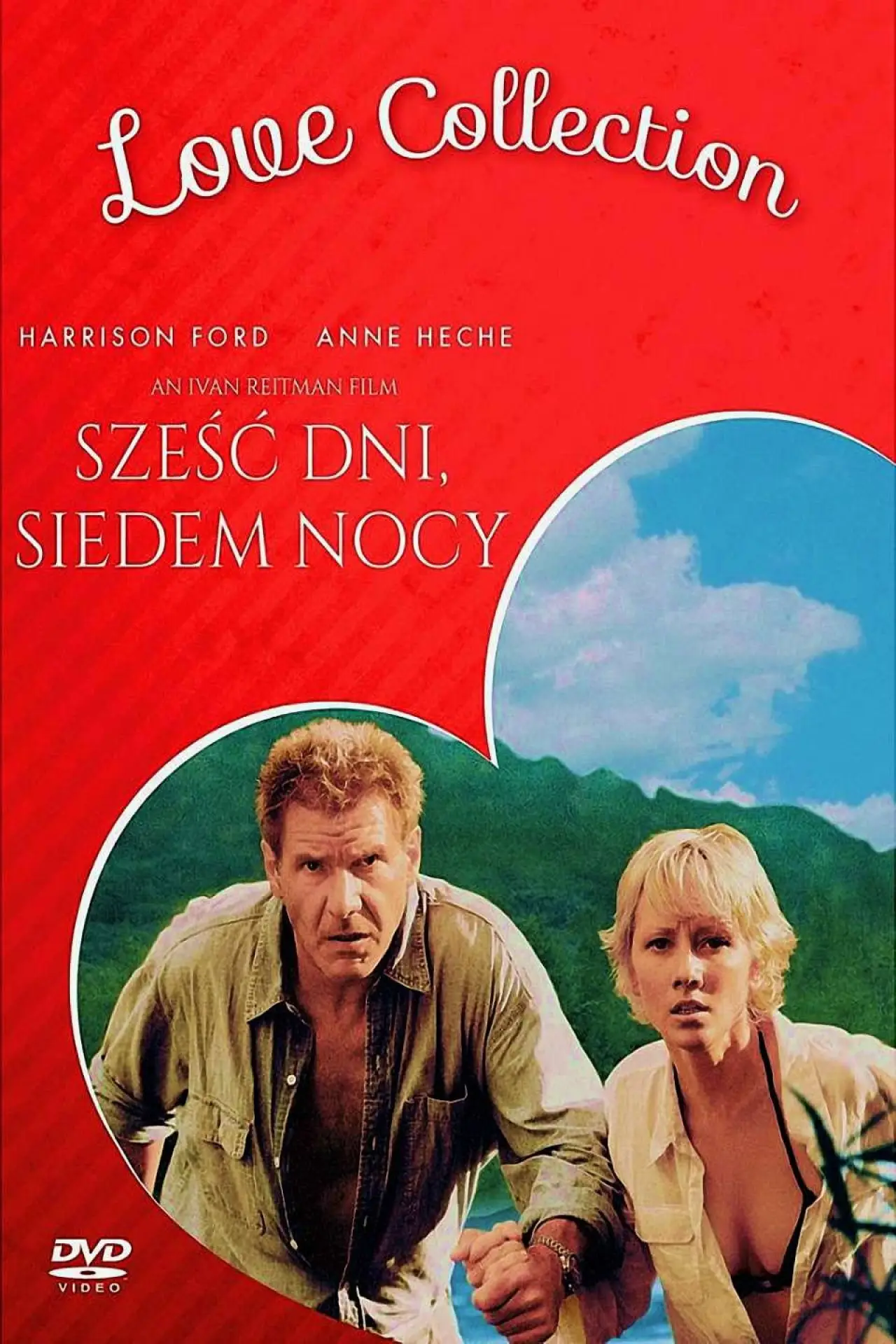 Plakat filmowy "Sześć dni, siedem nocy"