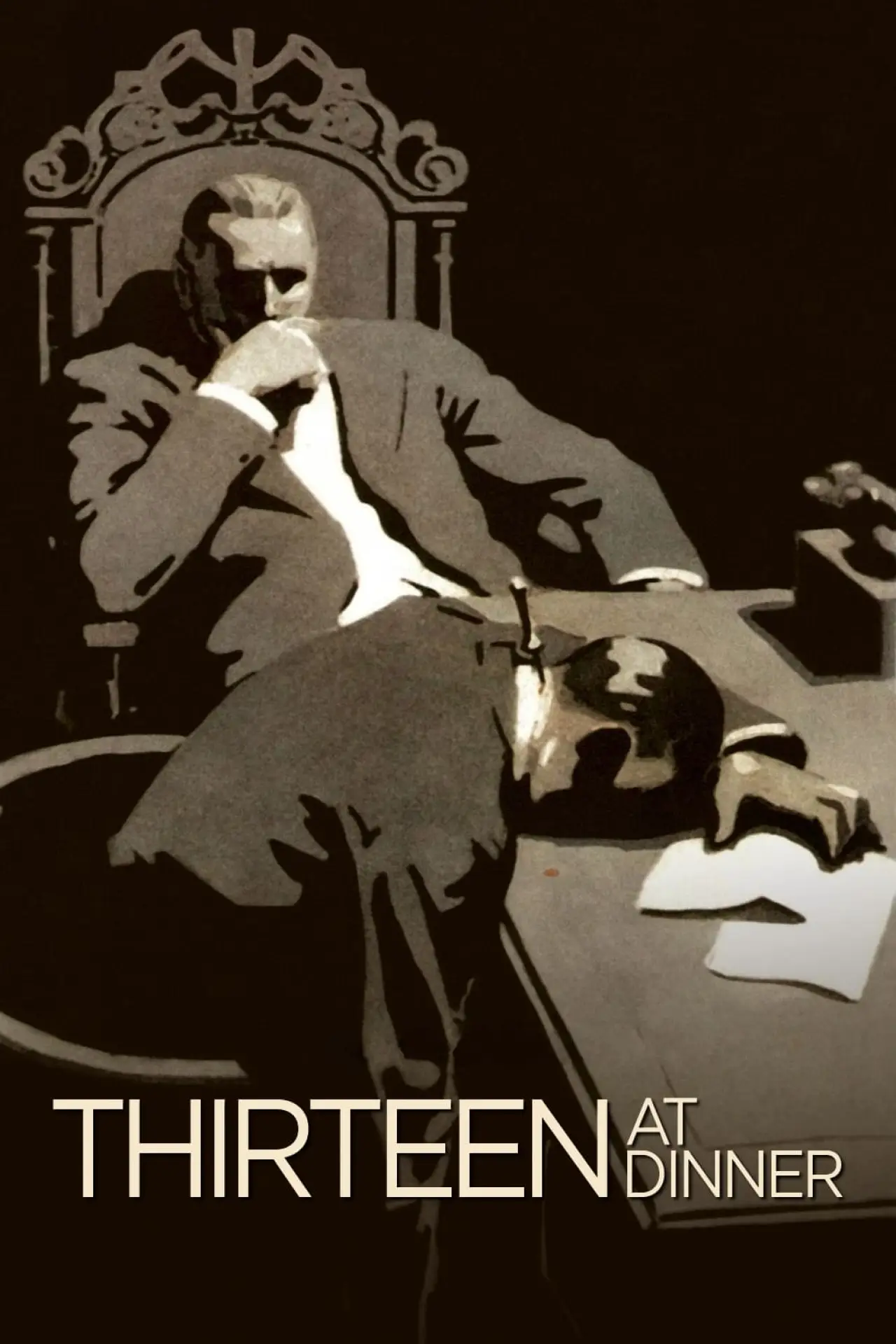 Plakat filmowy "Śmierć lorda Edgware’a"