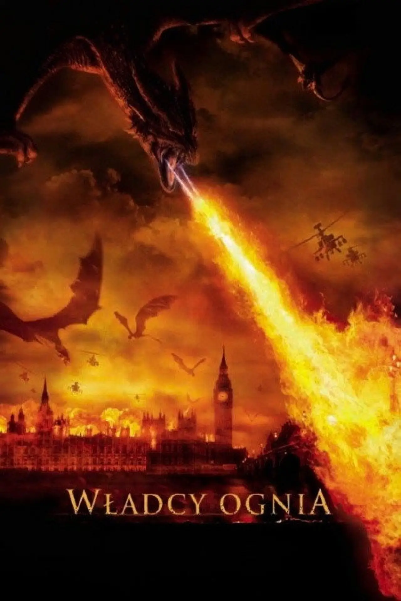 Plakat filmowy "Władcy ognia"