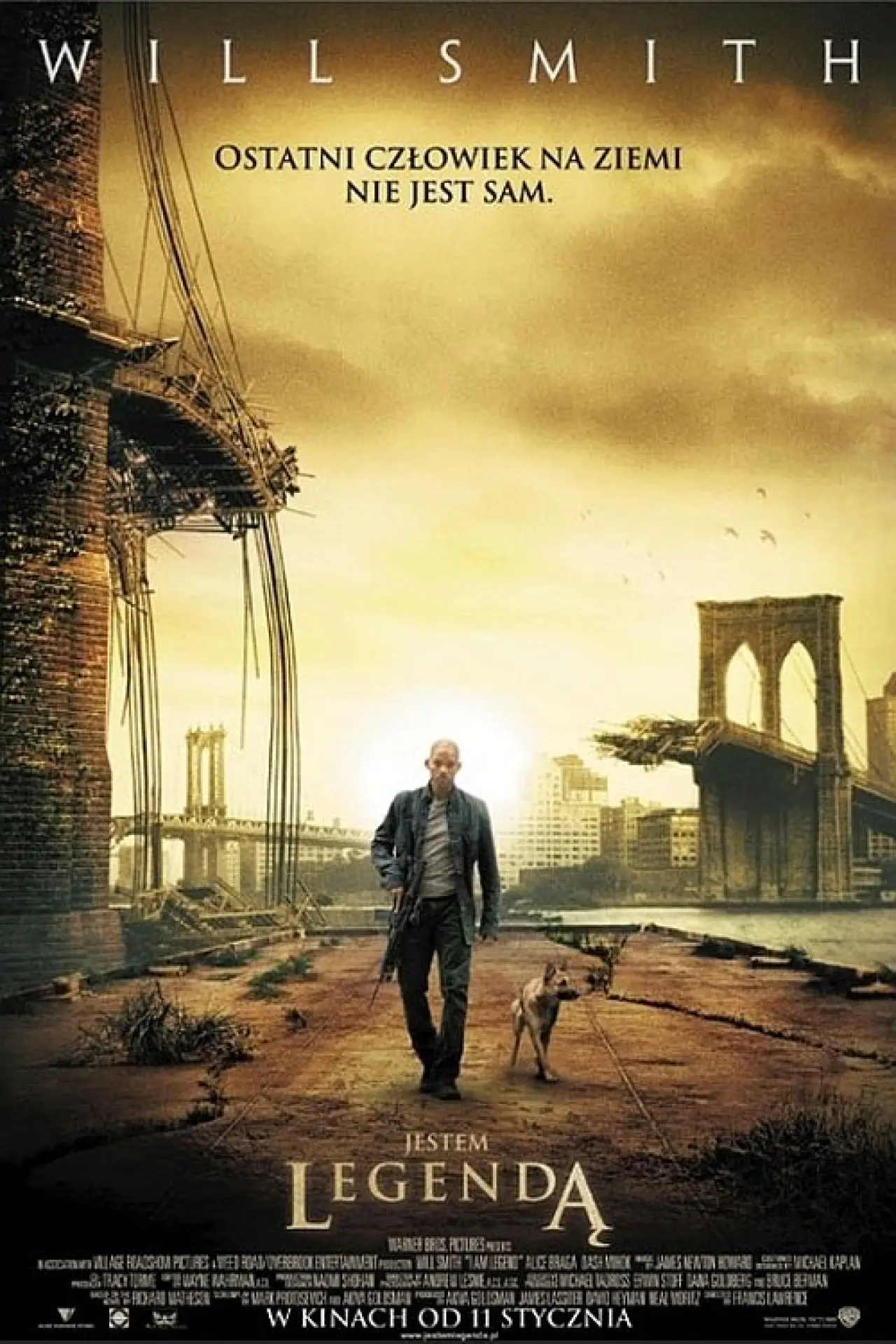 Plakat filmowy "Jestem legendą"